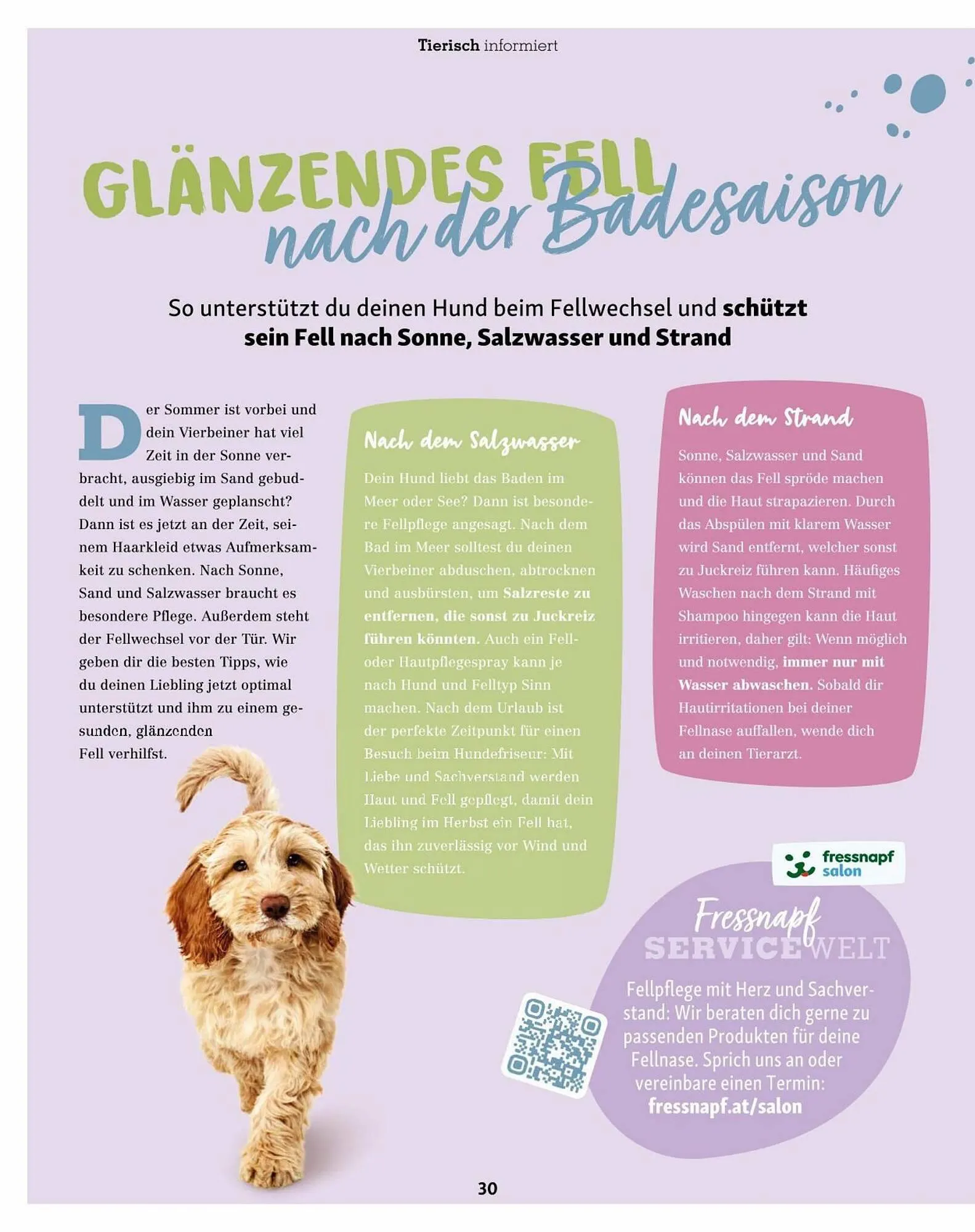 Fressnapf Flugblatt von 30. August bis 31. Oktober 2023 - Flugblätt seite  30