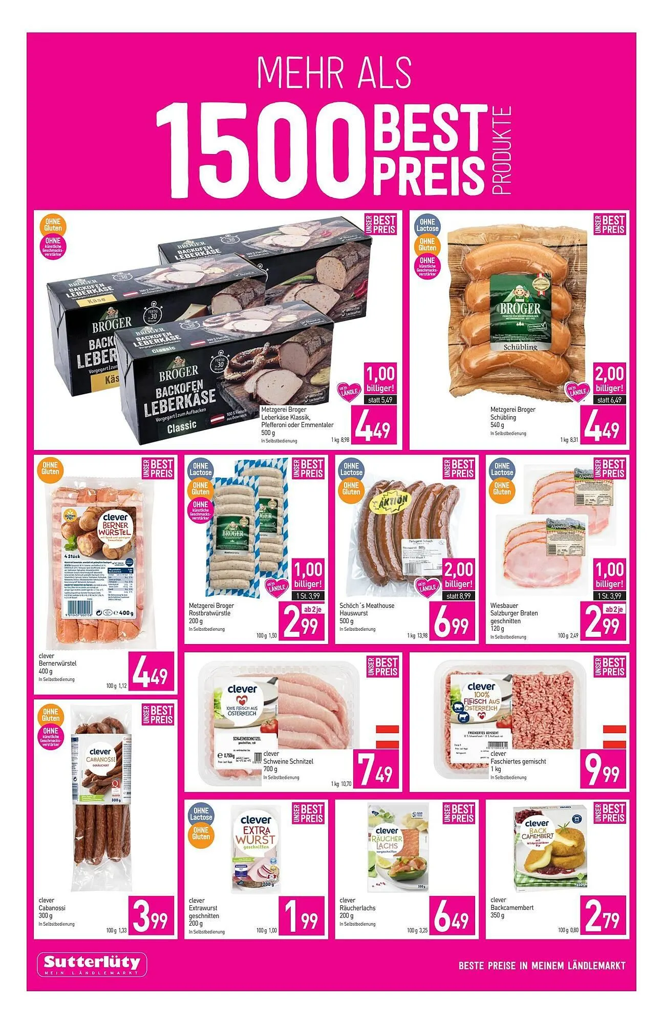 Sutterlüty Flugblatt von 22. Jänner bis 27. Jänner 2026 - Flugblätt seite  2