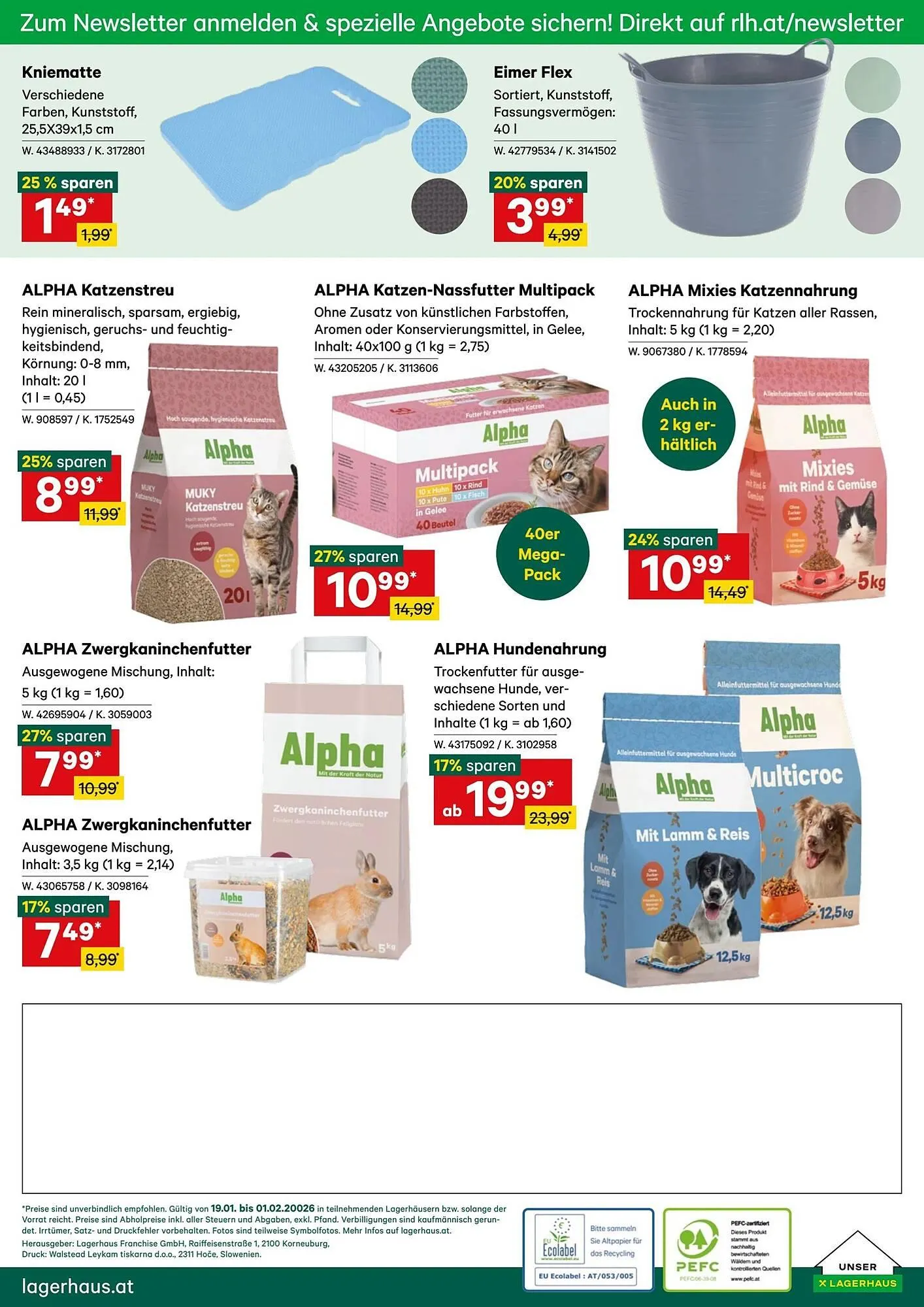 Lagerhaus Flugblatt von 19. Jänner bis 2. Februar 2026 - Flugblätt seite  12