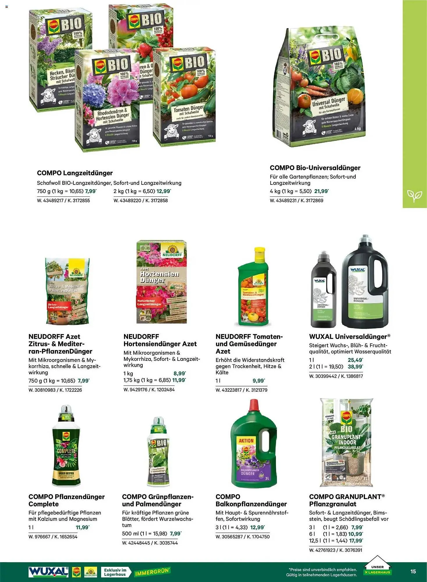 Lagerhaus Flugblatt von 22. Februar bis 31. Mai 2026 - Flugblätt seite  15