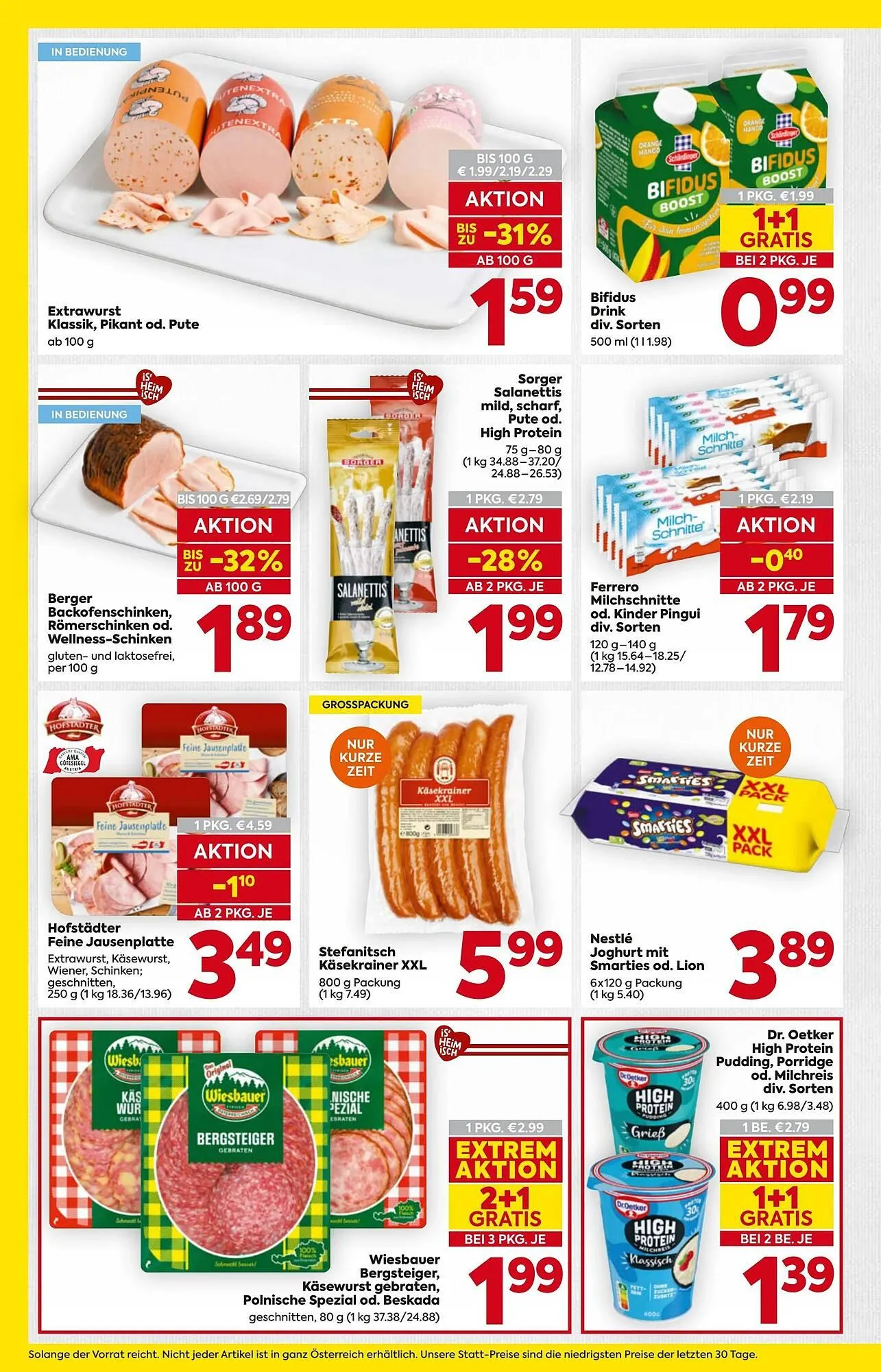 Billa Flugblatt von 15. Jänner bis 21. Jänner 2026 - Flugblätt seite  12