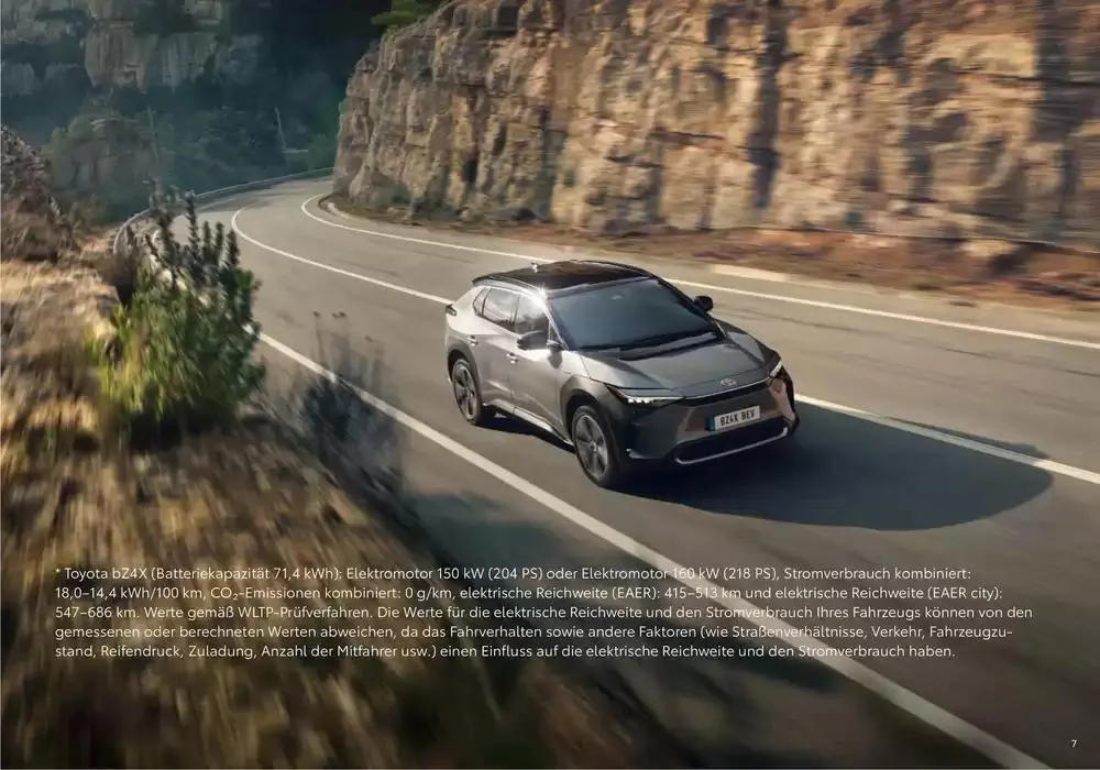 Toyota bZ4X  von 8. Oktober bis 8. Oktober 2025 - Flugblätt seite  7