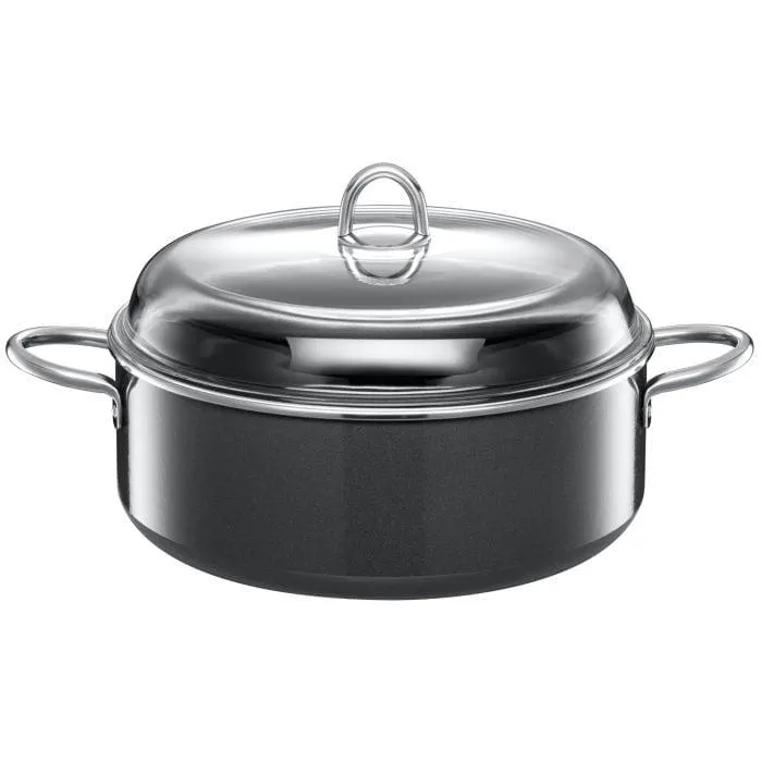 Silit Silargan® Collexio Schmortopf mit Deckel, 28 cm, Anthrazit