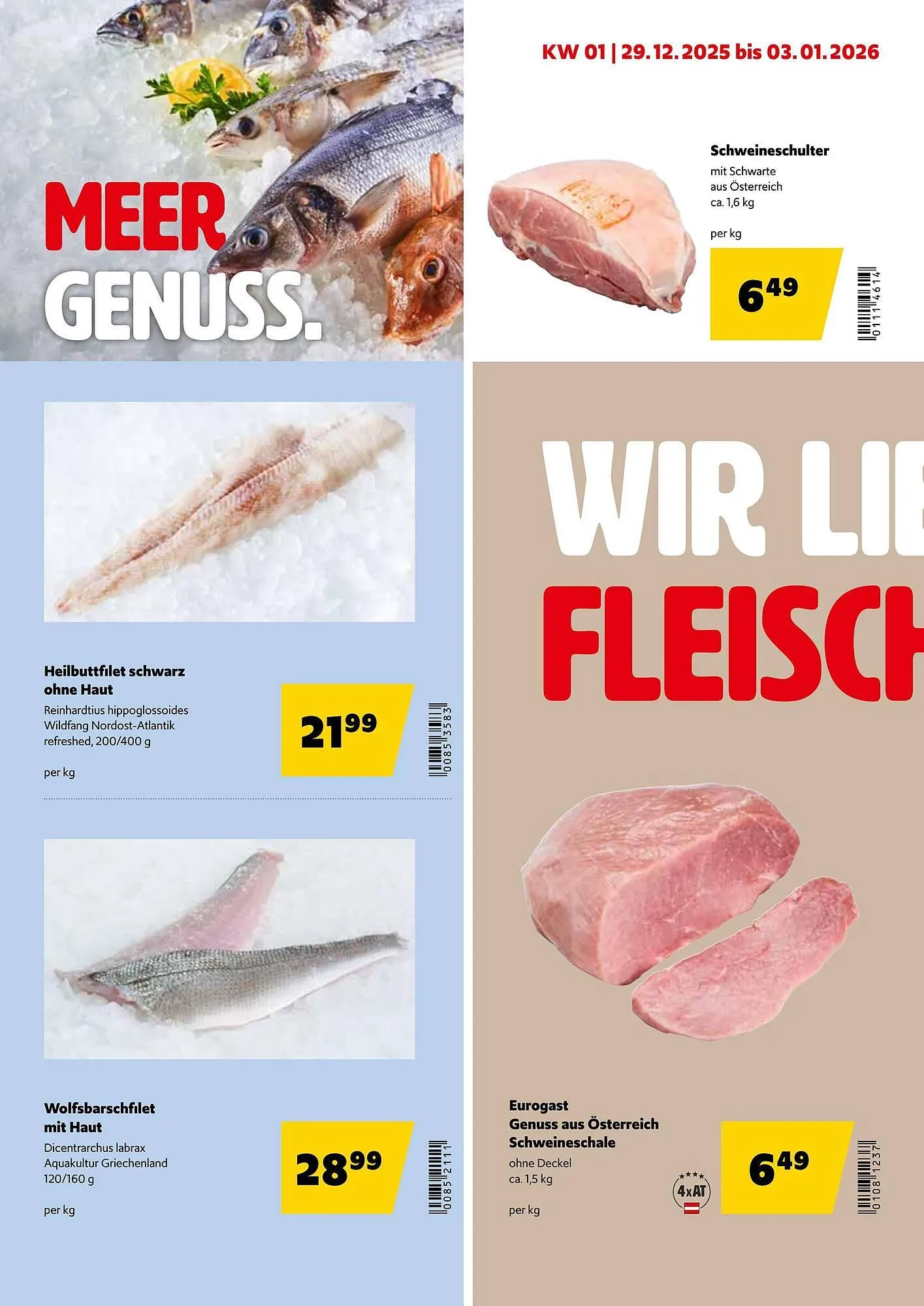 Eurogast Grissemann Flugblatt von 29. Dezember bis 10. Jänner 2026 - Flugblätt seite  4