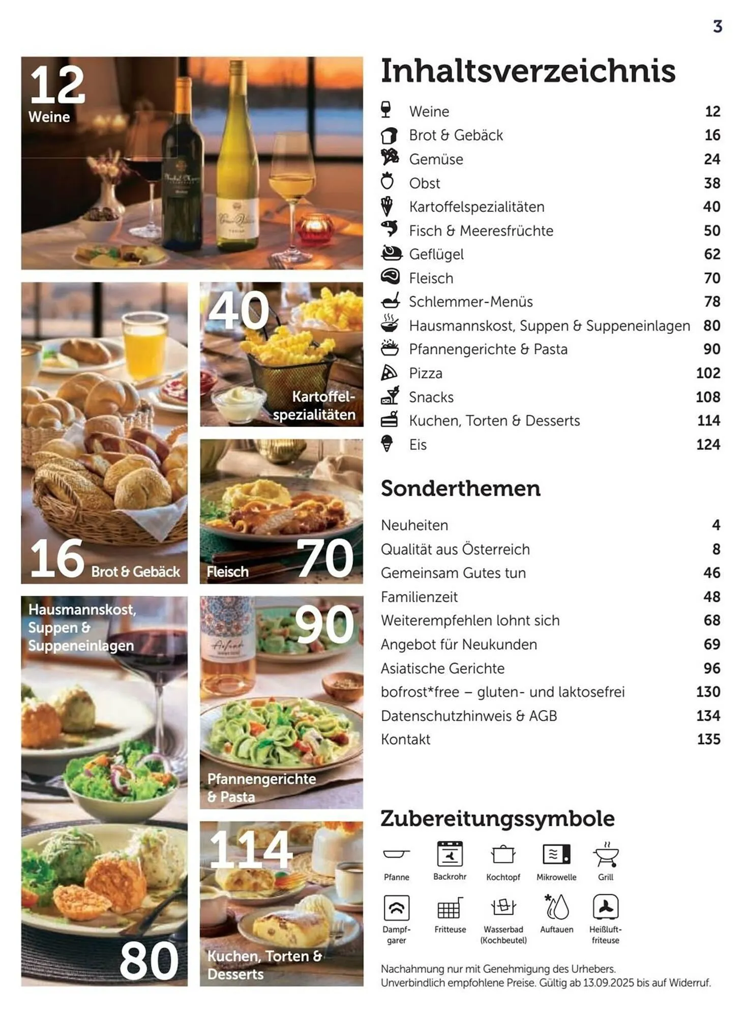 Bofrost Katalog von 13. September bis 6. März 2026 - Flugblätt seite  3