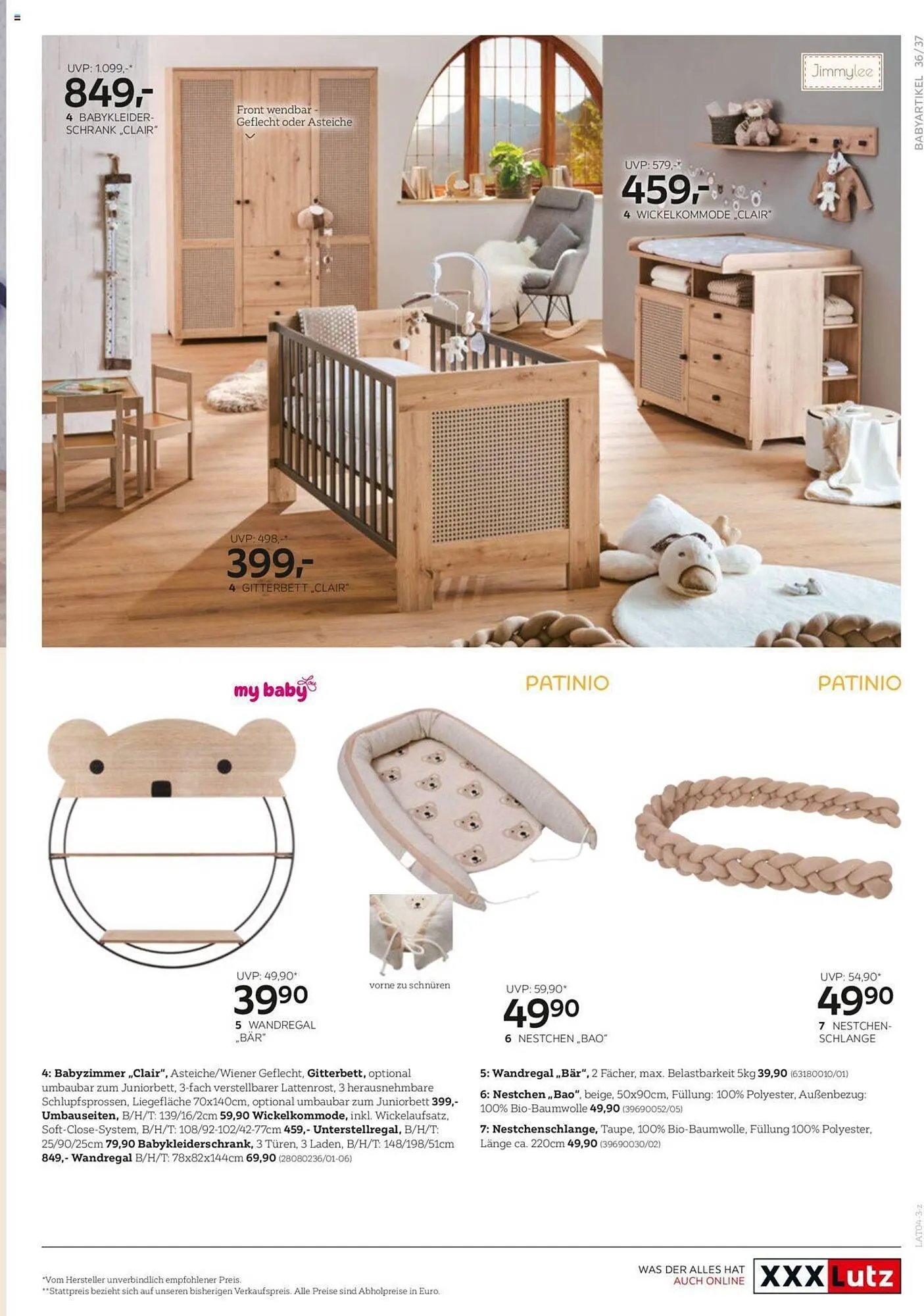 XXXLutz Flugblatt von 18. April bis 31. Dezember 2023 - Flugblätt seite  37