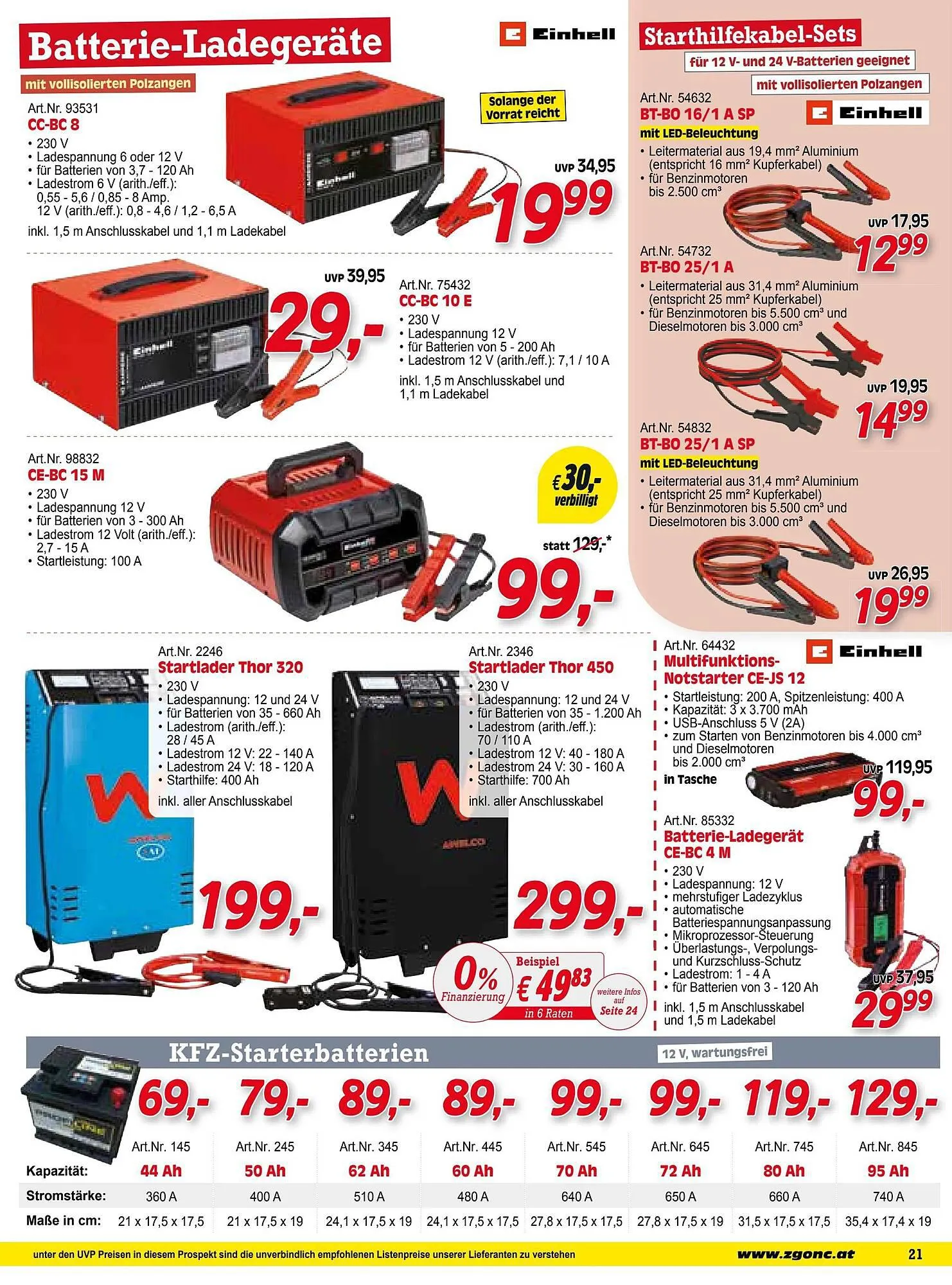 Zgonc Flugblatt von 31. Jänner bis 25. Februar 2024 - Flugblätt seite  21