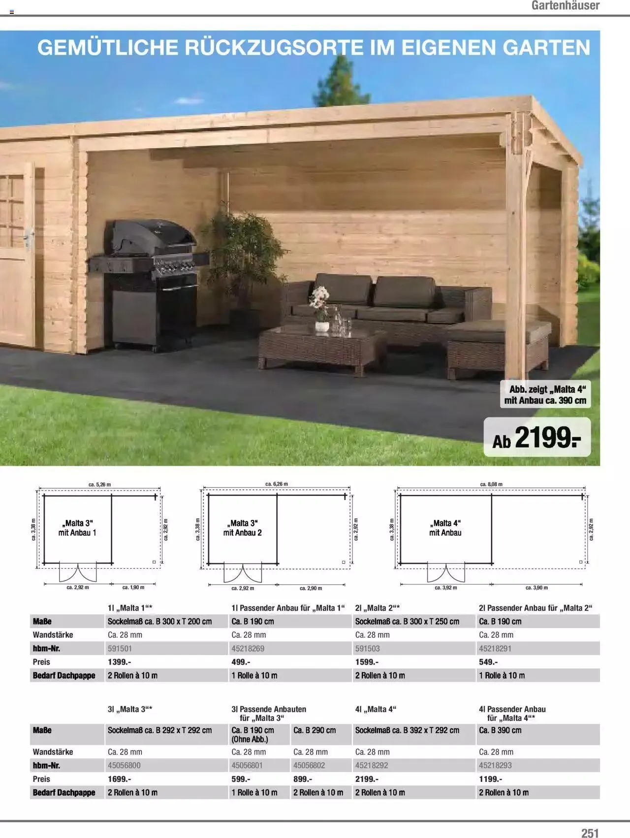 Hagebau Gartenjahr 2023 von 7. März bis 31. Dezember 2023 - Flugblätt seite 251