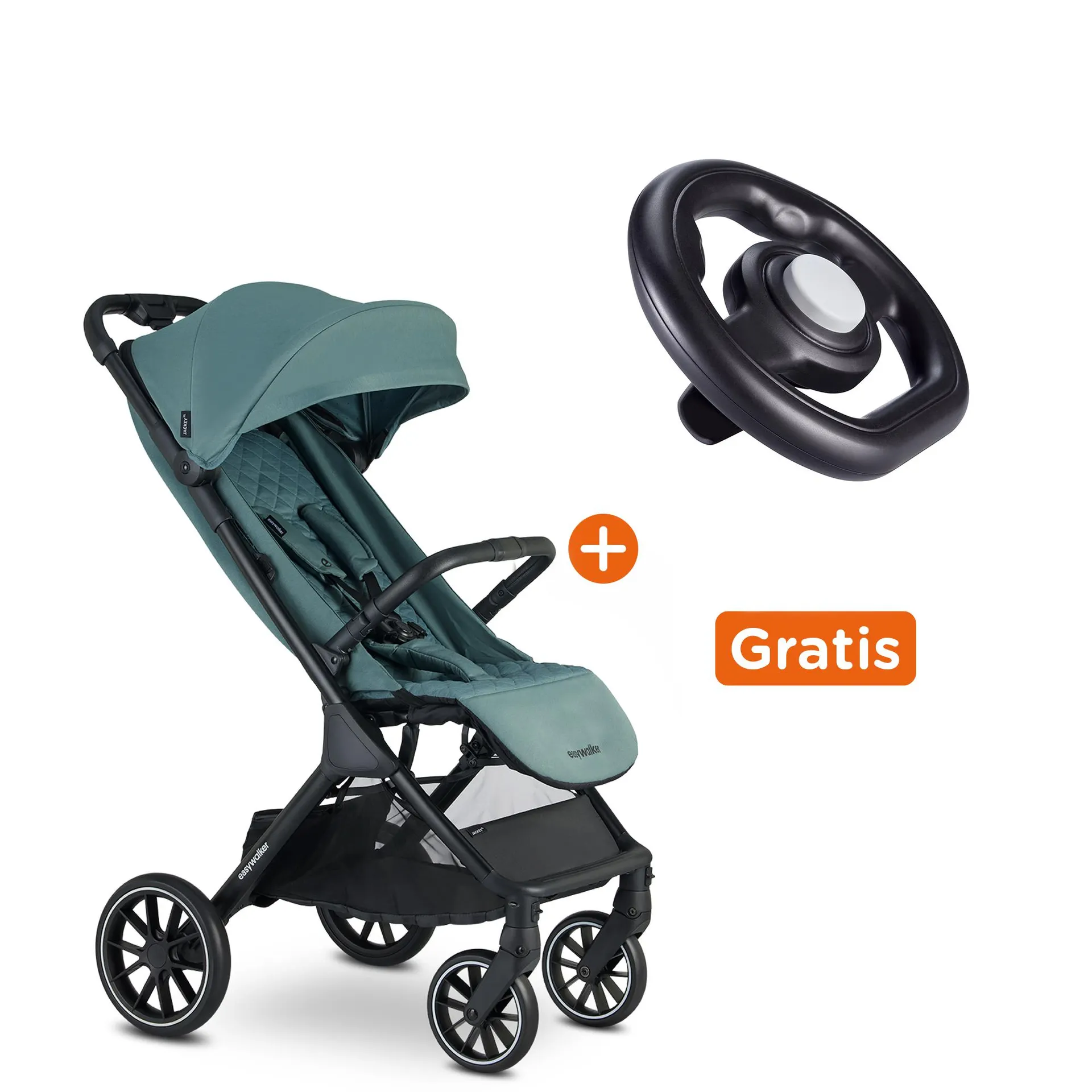 Jackey XL Forest Green mit Lenkrad