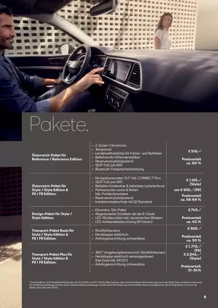 Seat Ateca von 4. Februar bis 26. Jänner 2026 - Flugblätt seite  5