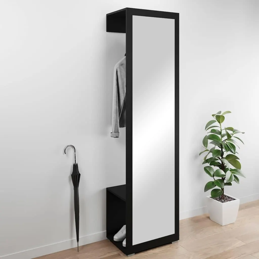 OTTO home Garderobenschrank »Paris« moderne Garderobenschrank 190cm, mit Kleiderstange und Frontspiegel