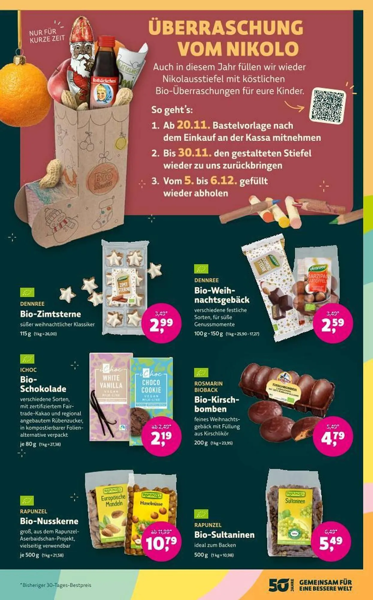 Denn's Biomarkt Flugblatt von 20. November bis 3. Dezember 2024 - Flugblätt seite 13