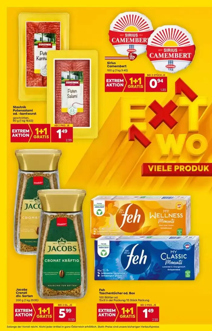 Vorschau BILLA Wien KW02 2025 von 8. Jänner bis 15. Jänner 2025 - Flugblätt seite  4