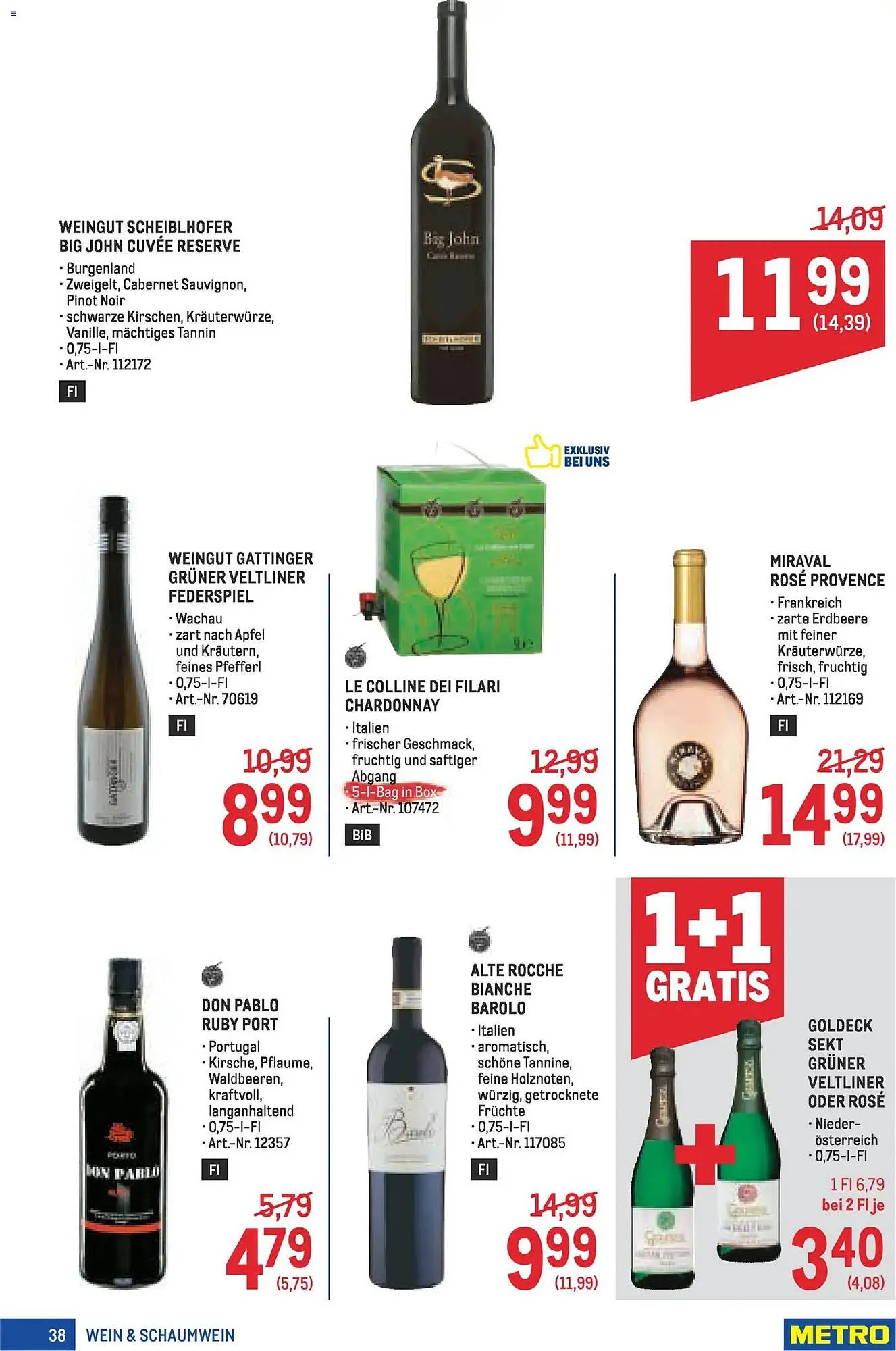 Metro Flugblatt von 22. Jänner bis 4. Februar 2026 - Flugblätt seite  38