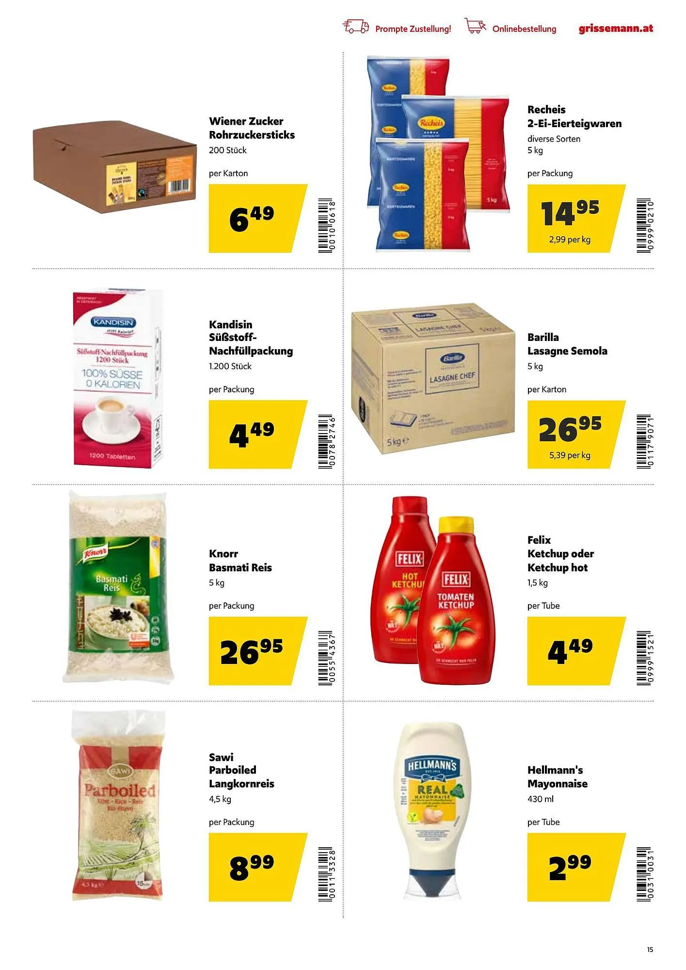 Eurogast Grissemann Flugblatt von 23. März bis 4. April 2026 - Flugblätt seite  15