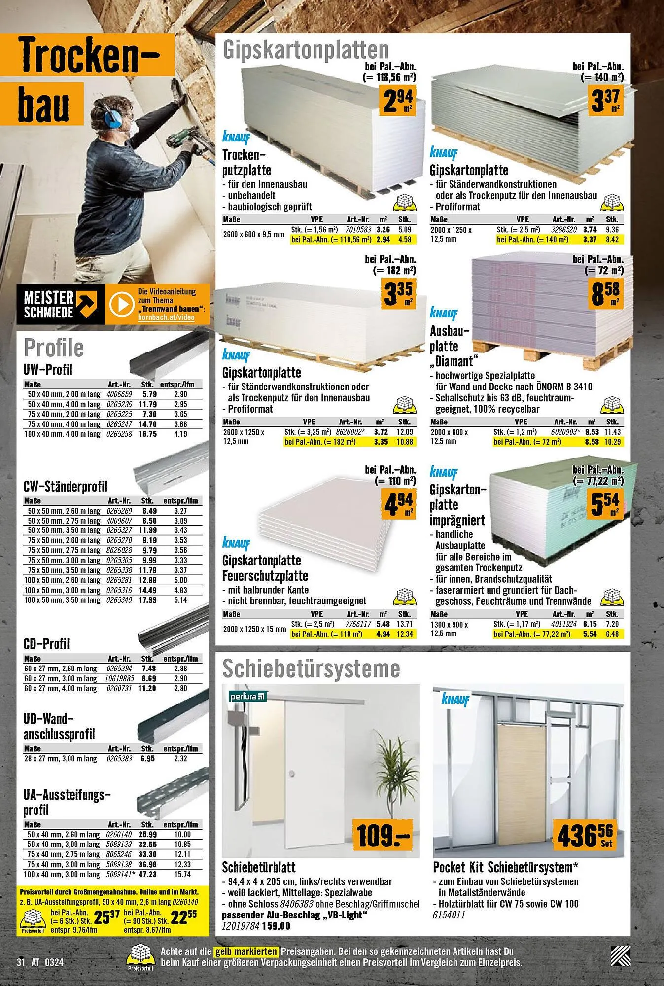 Hornbach Flugblatt von 5. März bis 5. April 2024 - Flugblätt seite  31