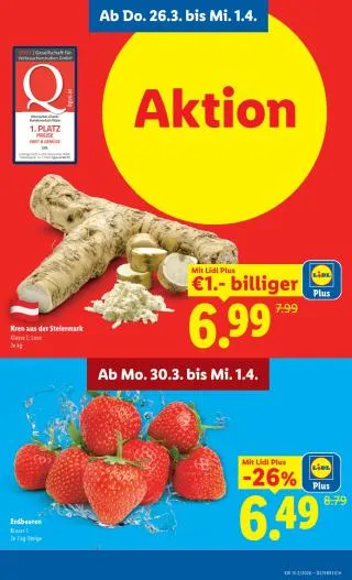 Lidl Flugblatt Food von 26. März bis 1. April 2026 - Flugblätt seite  3