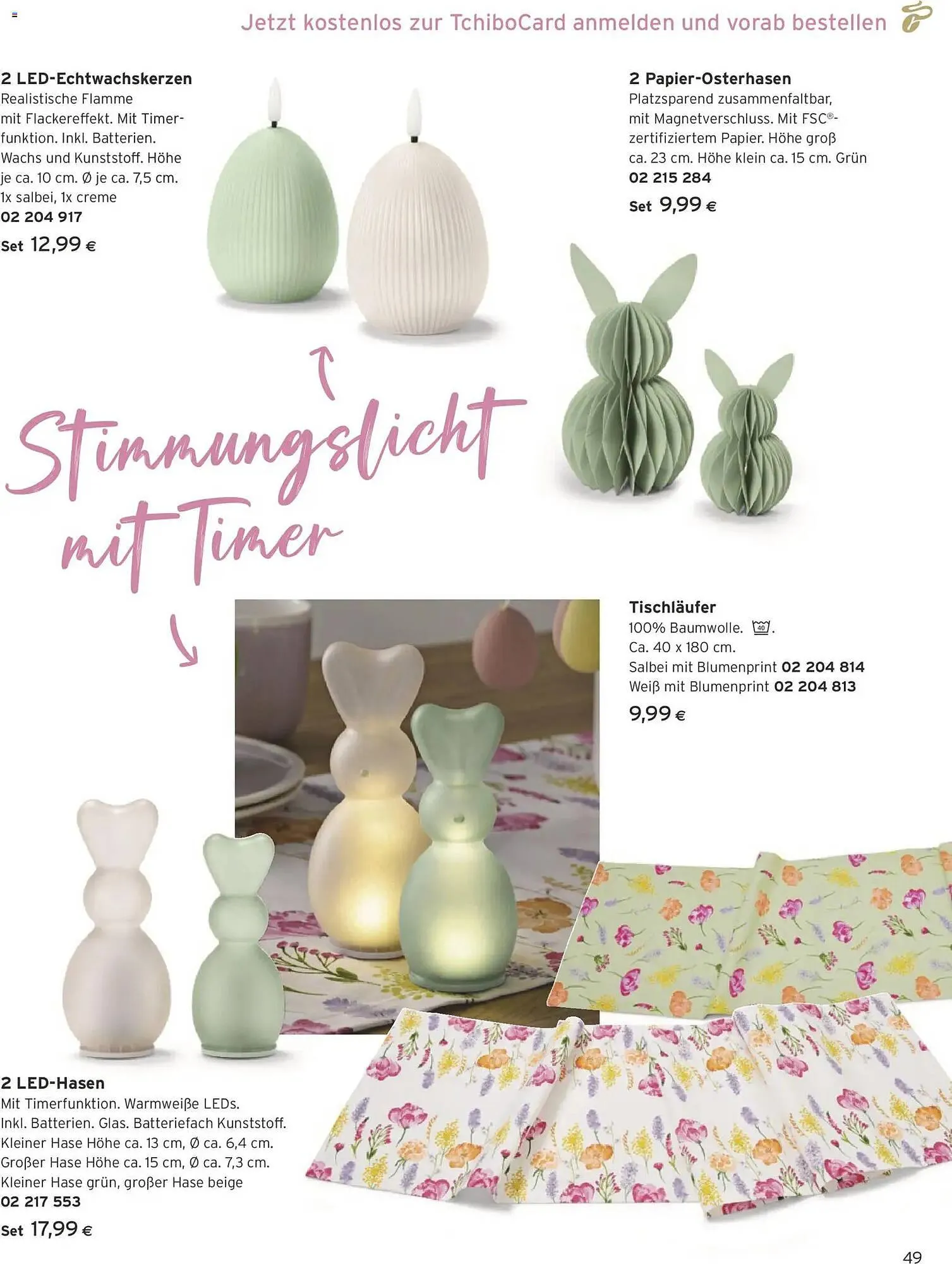 Tchibo Eduscho Flugblatt von 1. März bis 31. März 2026 - Flugblätt seite  49