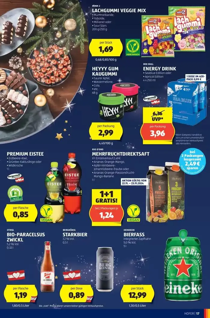 Blättern Sie online im HOFER Flugblatt von 20. November bis 4. Dezember 2024 - Flugblätt seite  19