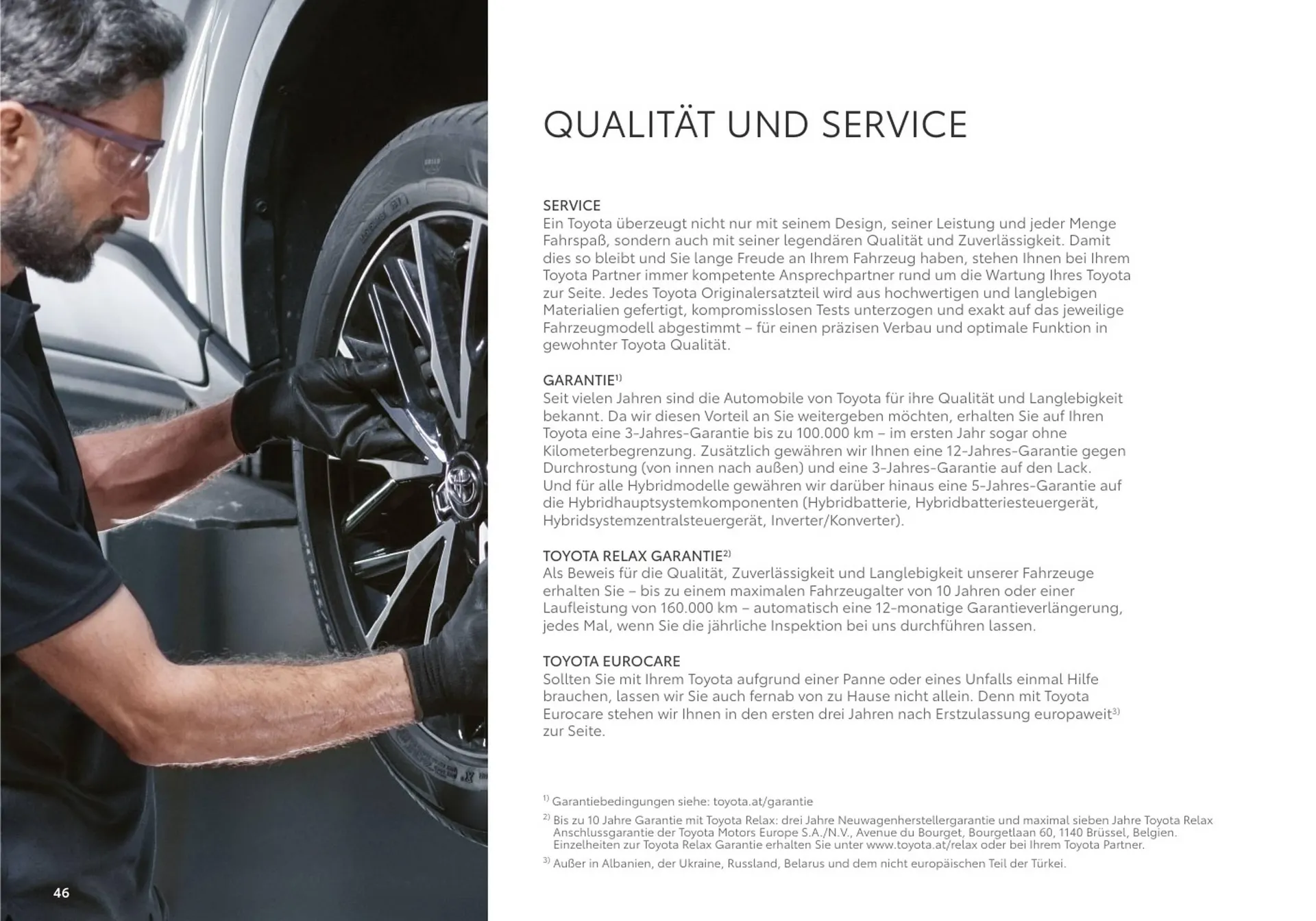 Toyota Flugblatt von 1. April bis 20. Oktober 2026 - Flugblätt seite 46