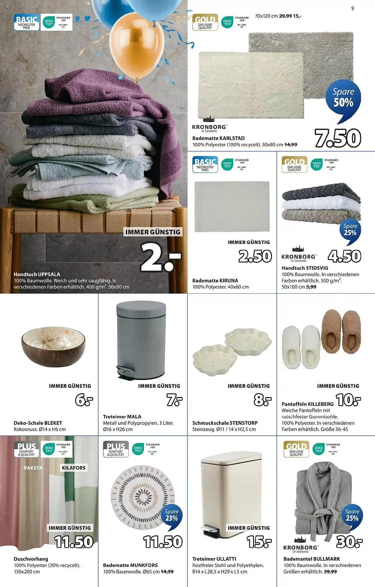 JYSK Flugblatt von 1. Oktober bis 26. Oktober 2025 - Flugblätt seite  9