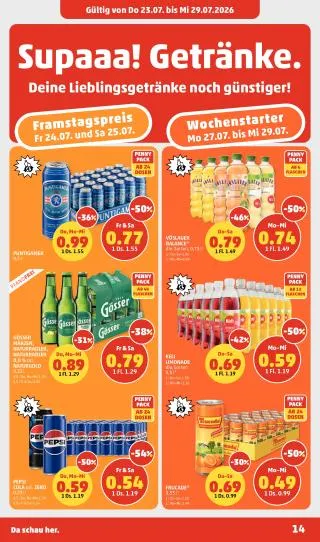 PENNY Flugblatt von 23. Juli bis 29. Juli 2026 - Flugblätt seite  14