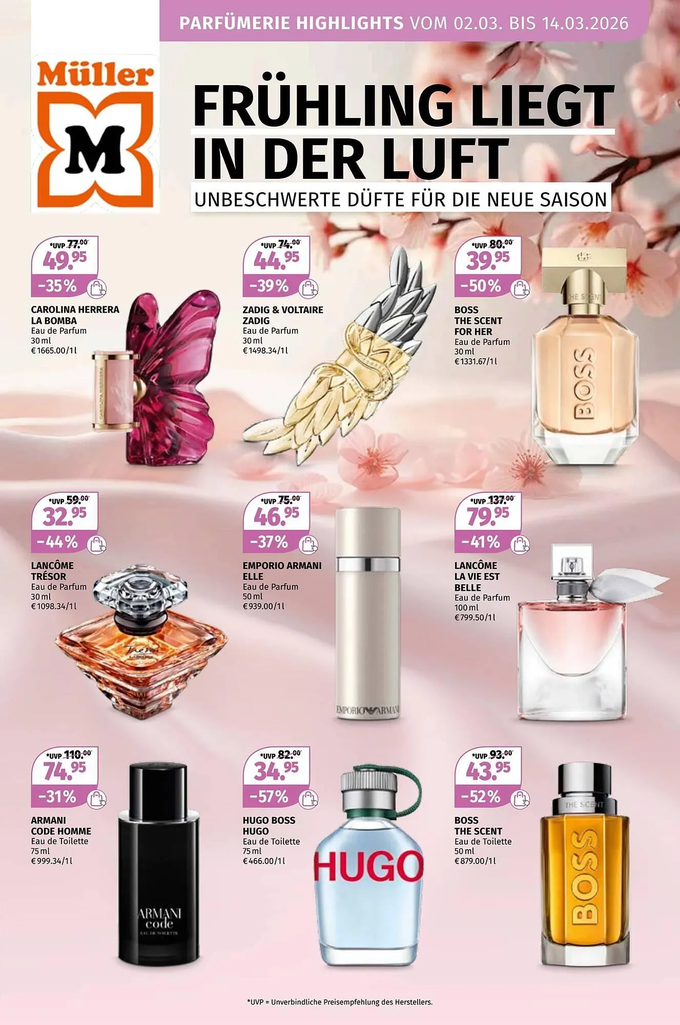 Müller Flugblatt von 2. März bis 15. März 2026 - Flugblätt seite  1