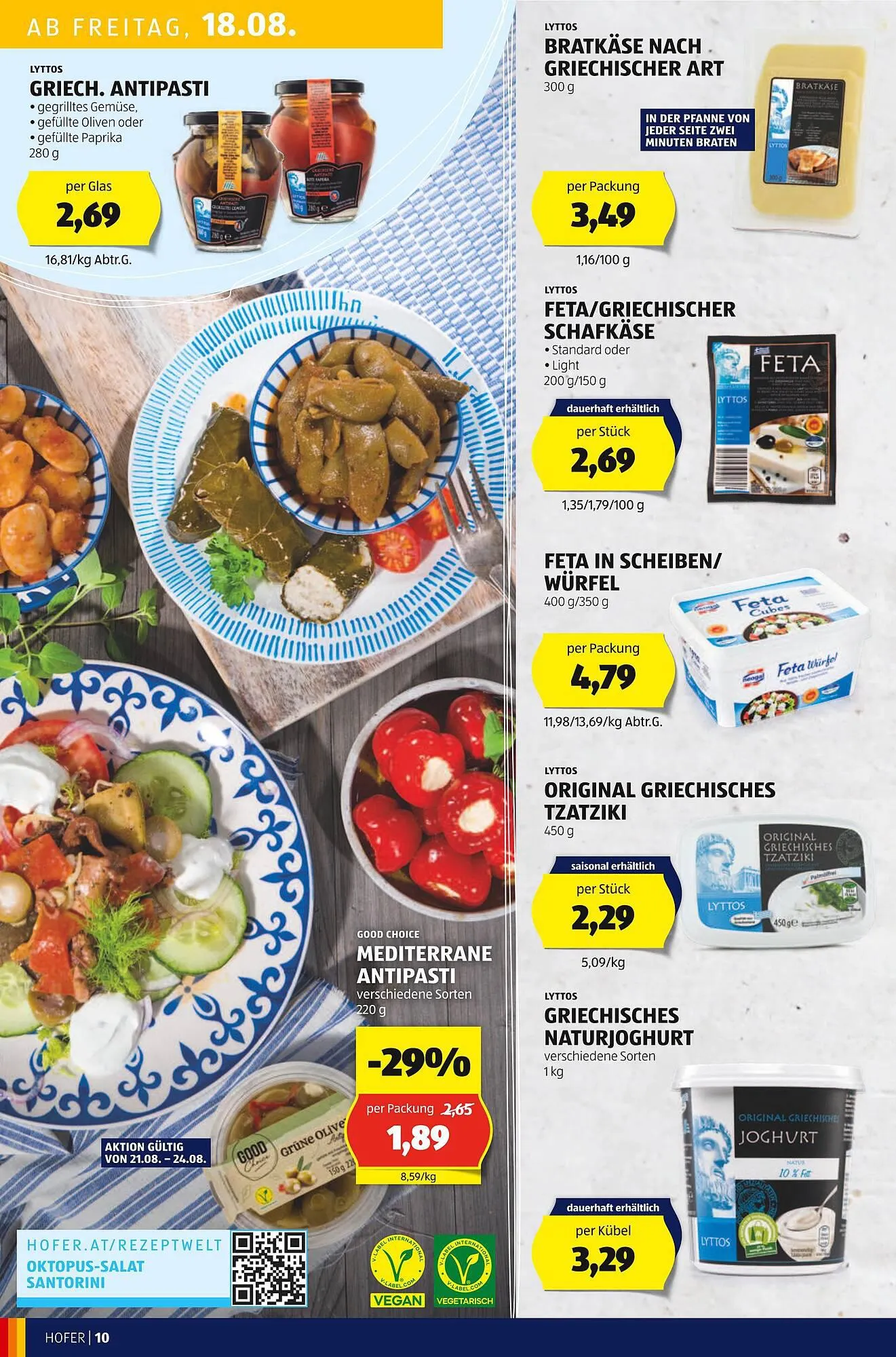 Hofer Flugblatt von 18. August bis 24. August 2023 - Flugblätt seite 10