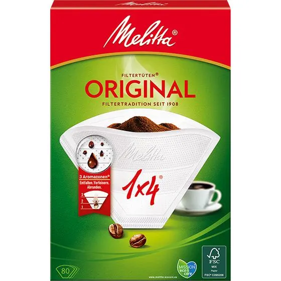 Melitta® Original, 1x4®, weiß