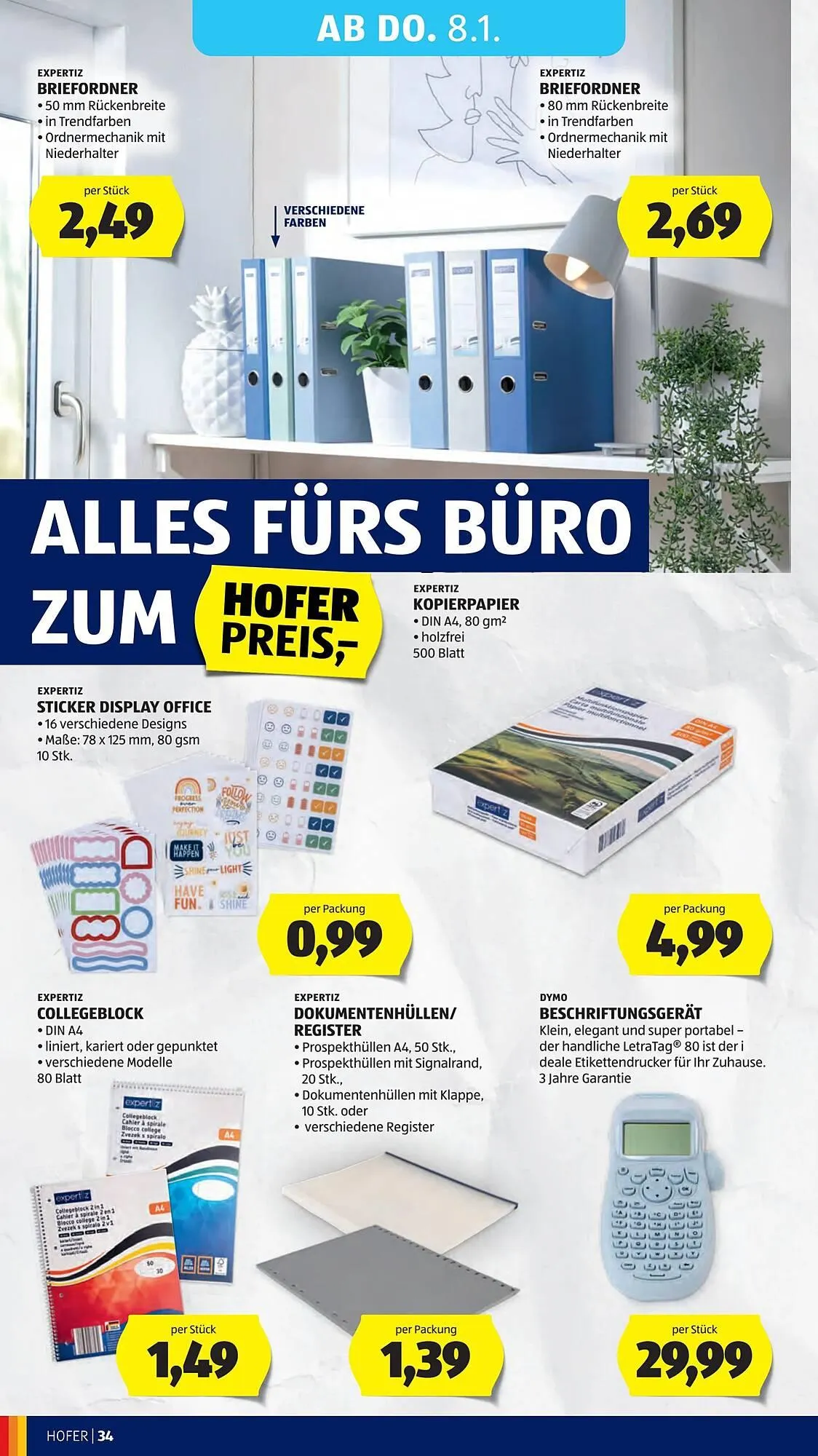 Hofer Flugblatt von 2. Jänner bis 9. Jänner 2026 - Flugblätt seite 38