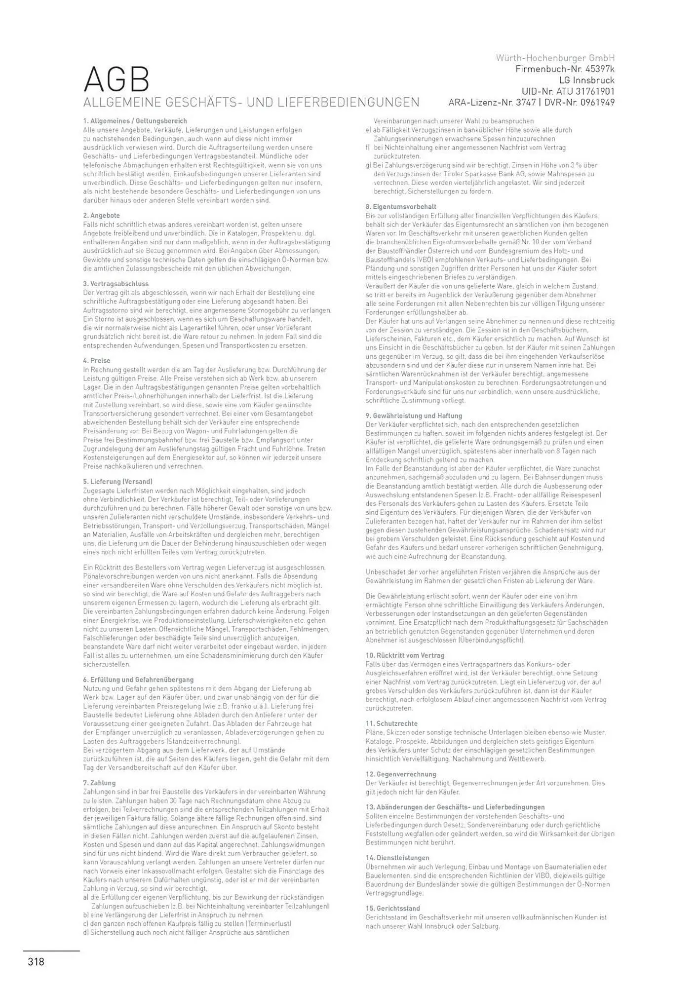 Würth Flugblatt von 5. Juni bis 31. Dezember 2025 - Flugblätt seite 315