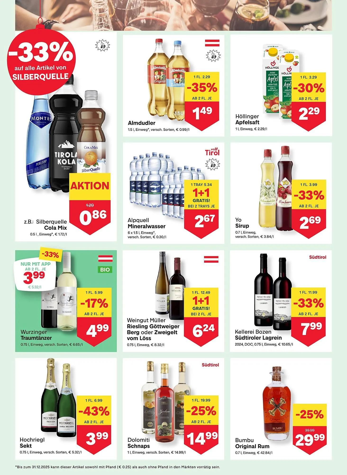 MPreis Flugblatt von 4. Dezember bis 10. Dezember 2025 - Flugblätt seite  10