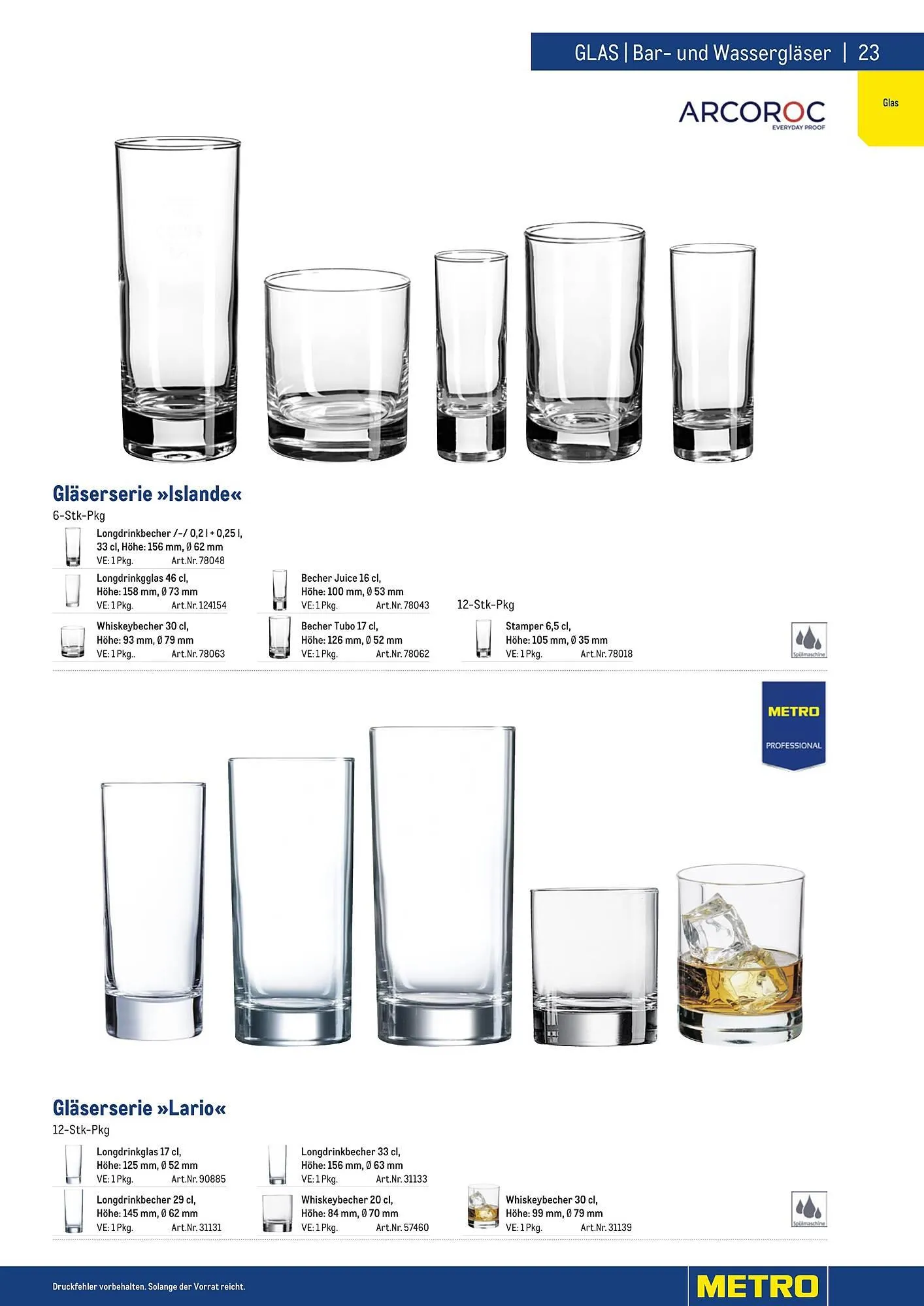 Metro Flugblatt von 25. März bis 31. Dezember 2026 - Flugblätt seite  23