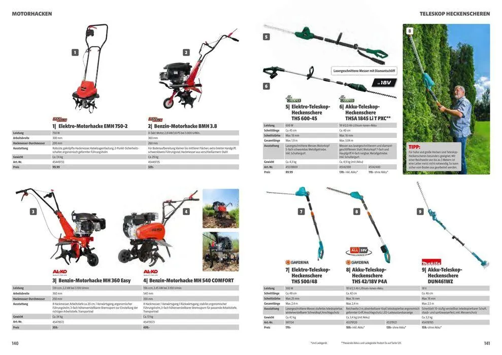 GARTENJAHR KATALOG 2024 von 8. März bis 31. Dezember 2024 - Flugblätt seite  123
