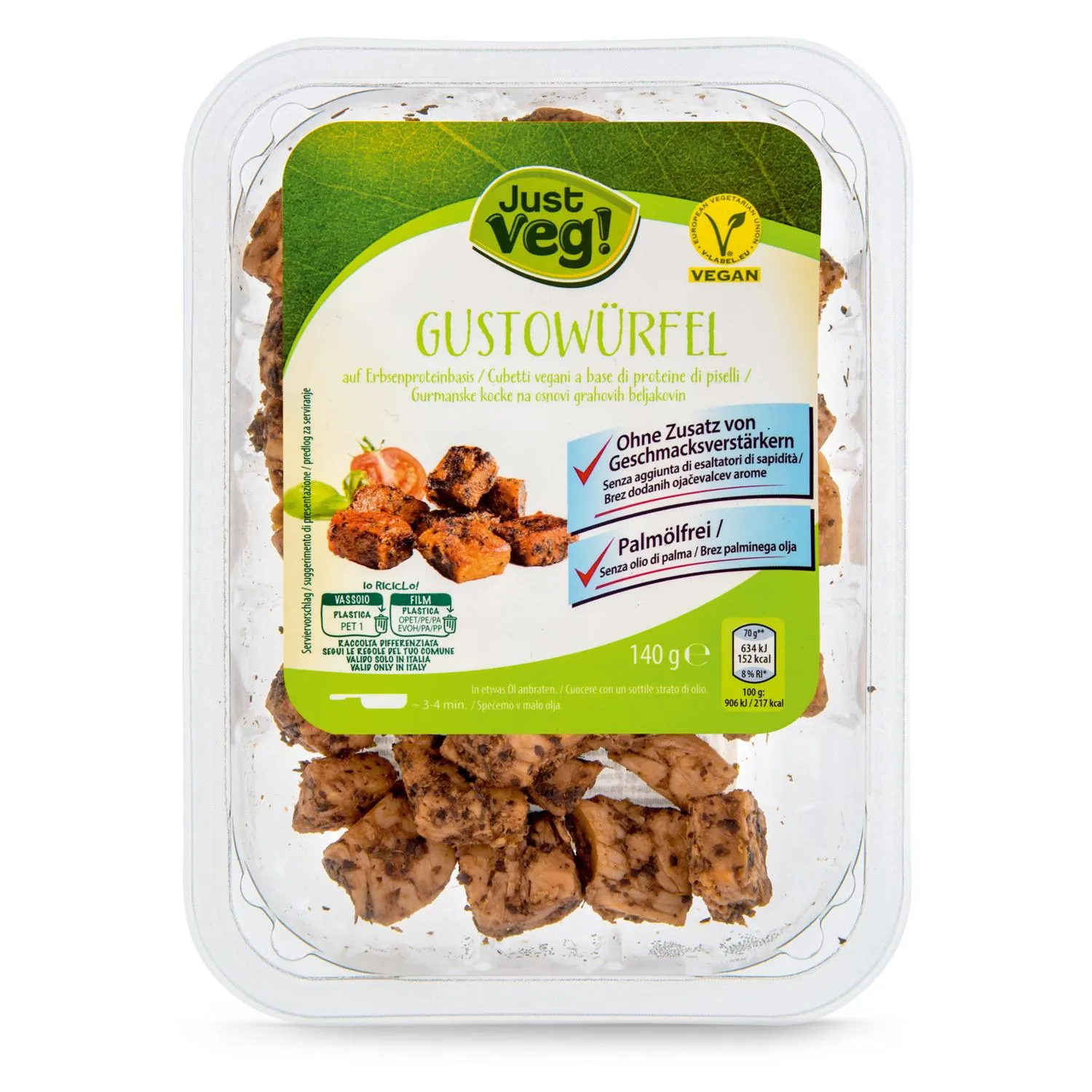 JUST VEG! veganer Mix, Italien