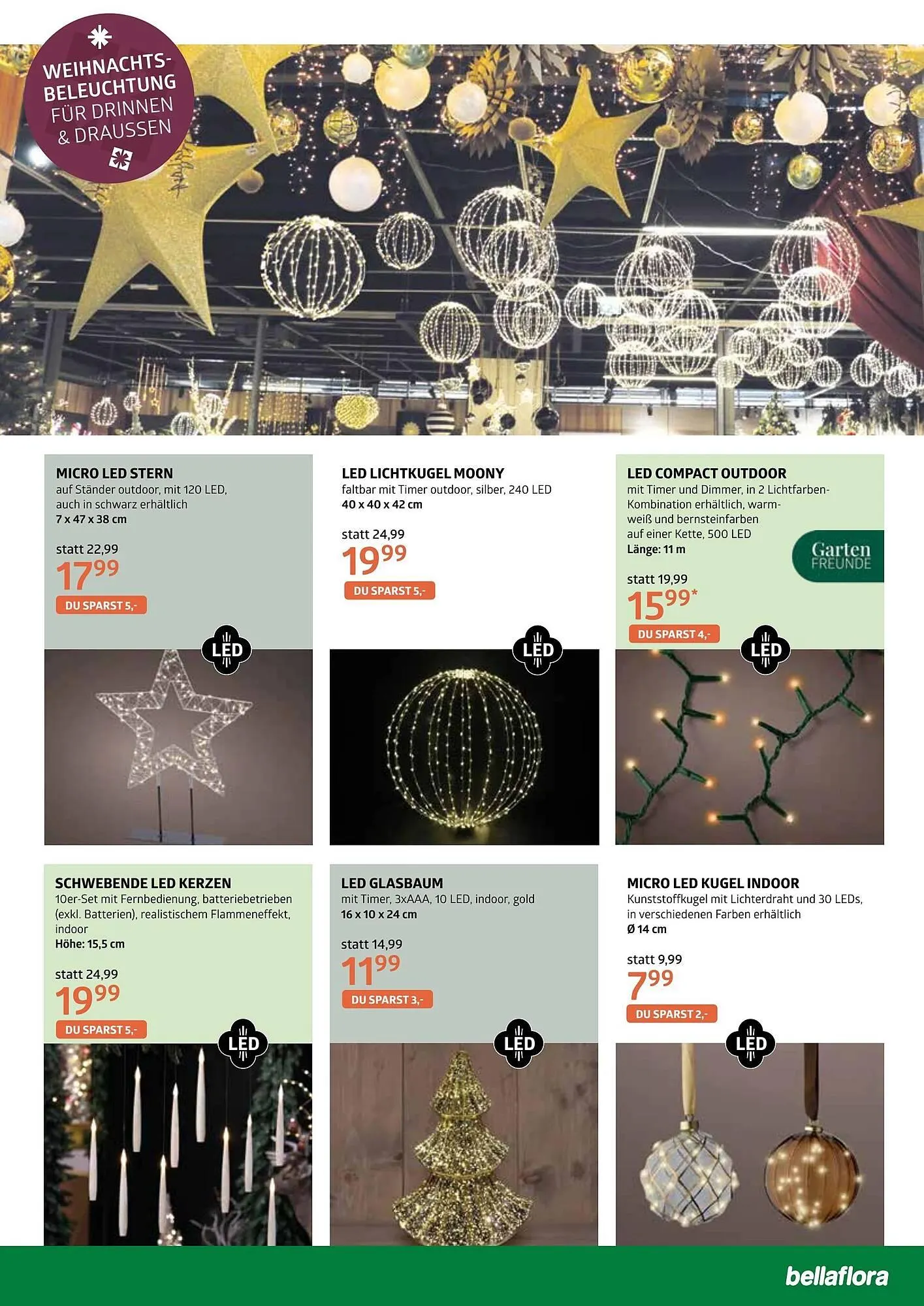 Bellaflora Flugblatt von 20. November bis 7. Dezember 2025 - Flugblätt seite  5