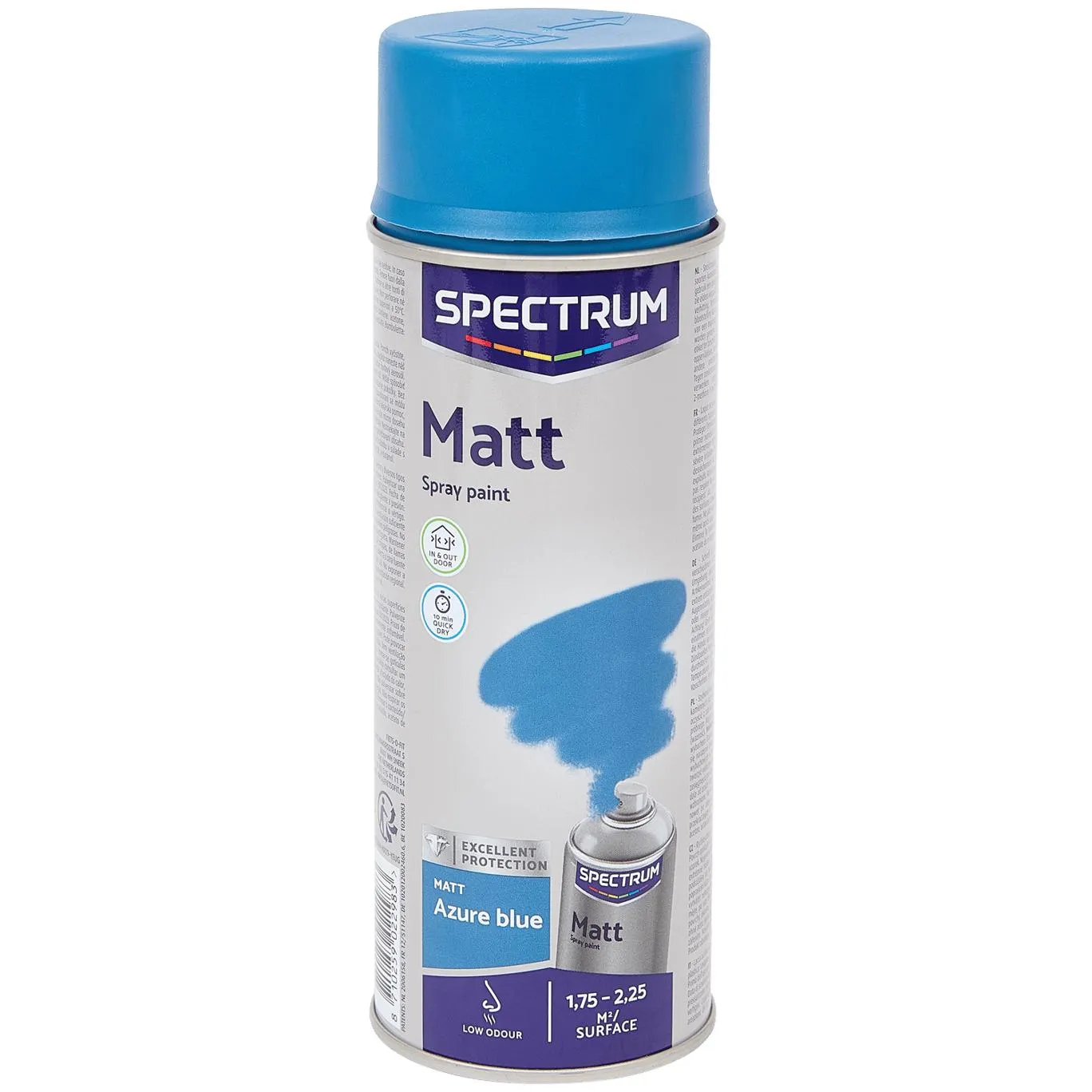 Spectrum Matte Sprühfarbe Azurblau