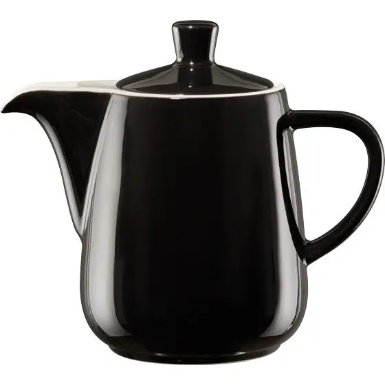 Pour Over Porzellankanne 0,6L schwarz