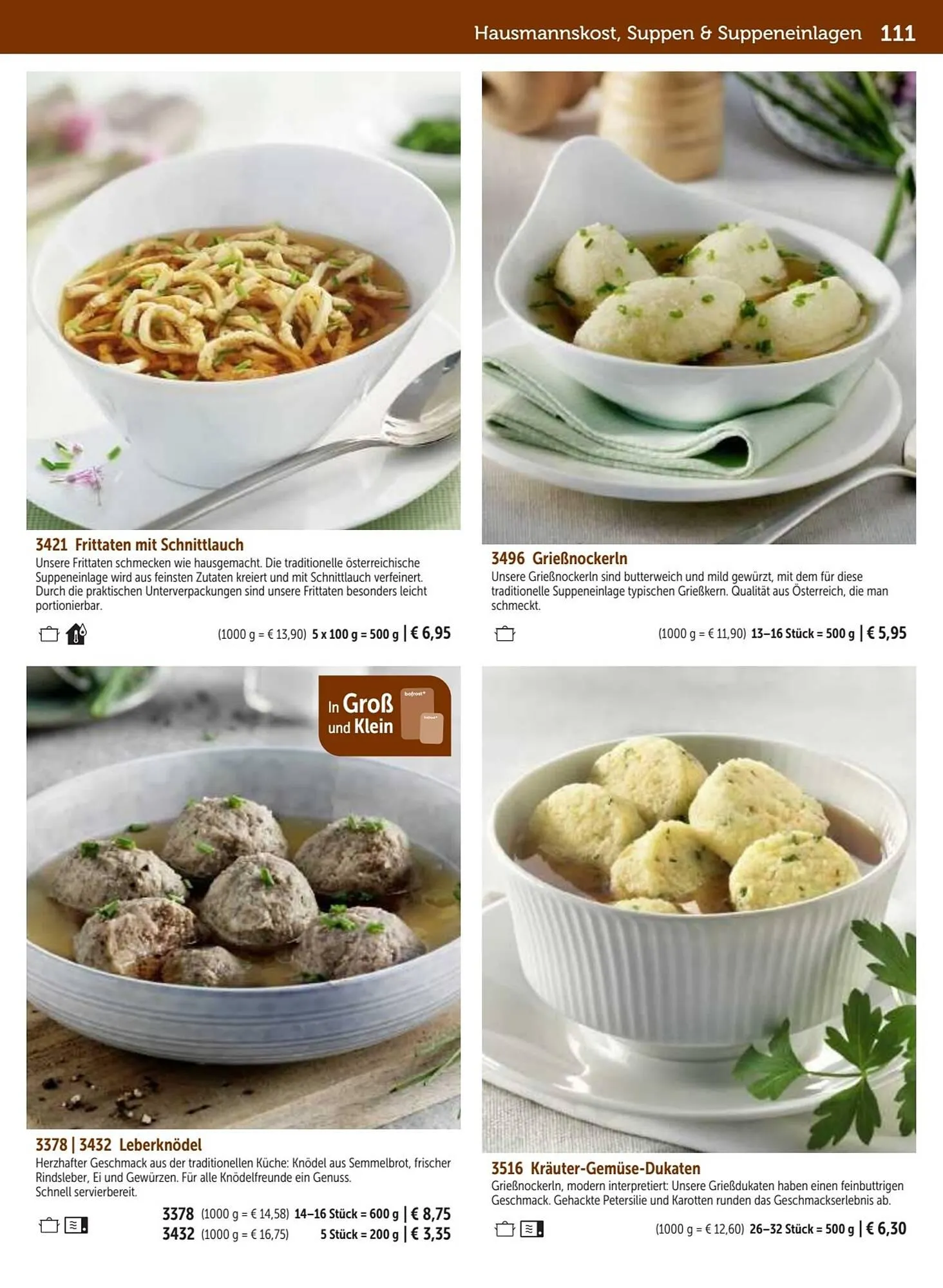 Bofrost Flugblatt von 1. März bis 31. August 2023 - Flugblätt seite  111