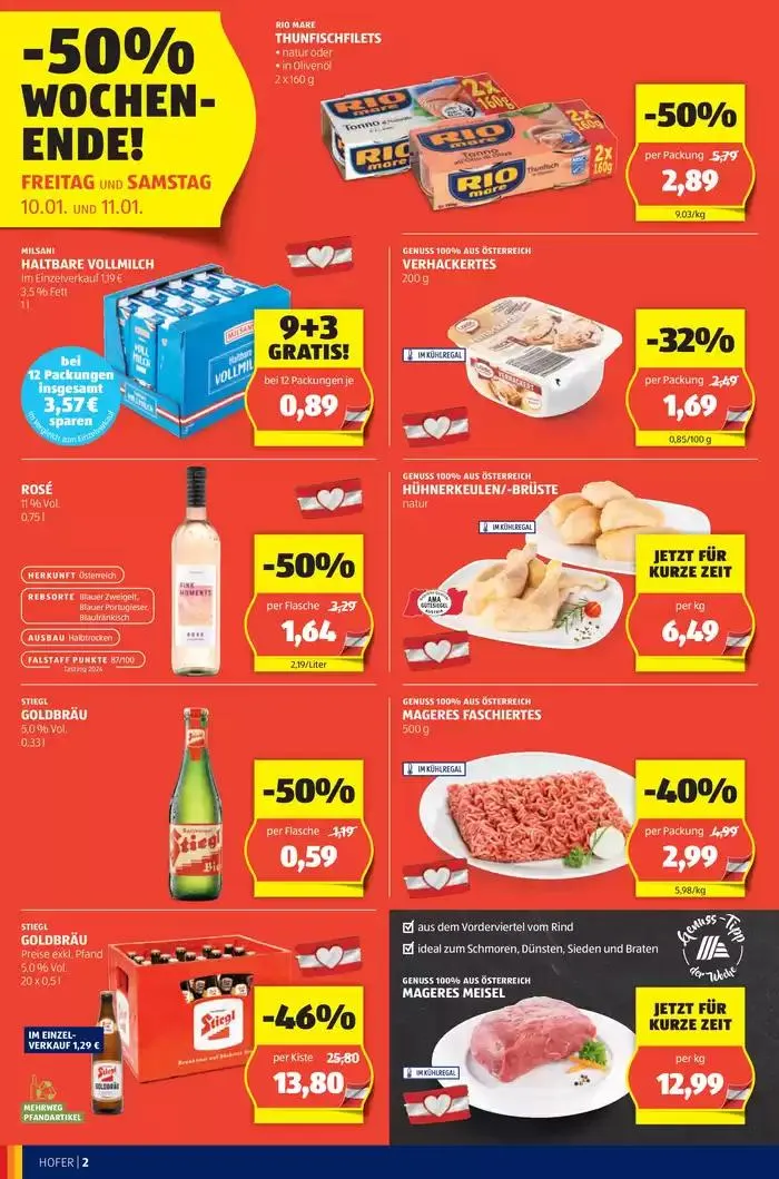 Blättern Sie online im HOFER Flugblatt von 8. Jänner bis 15. Jänner 2025 - Flugblätt seite 4