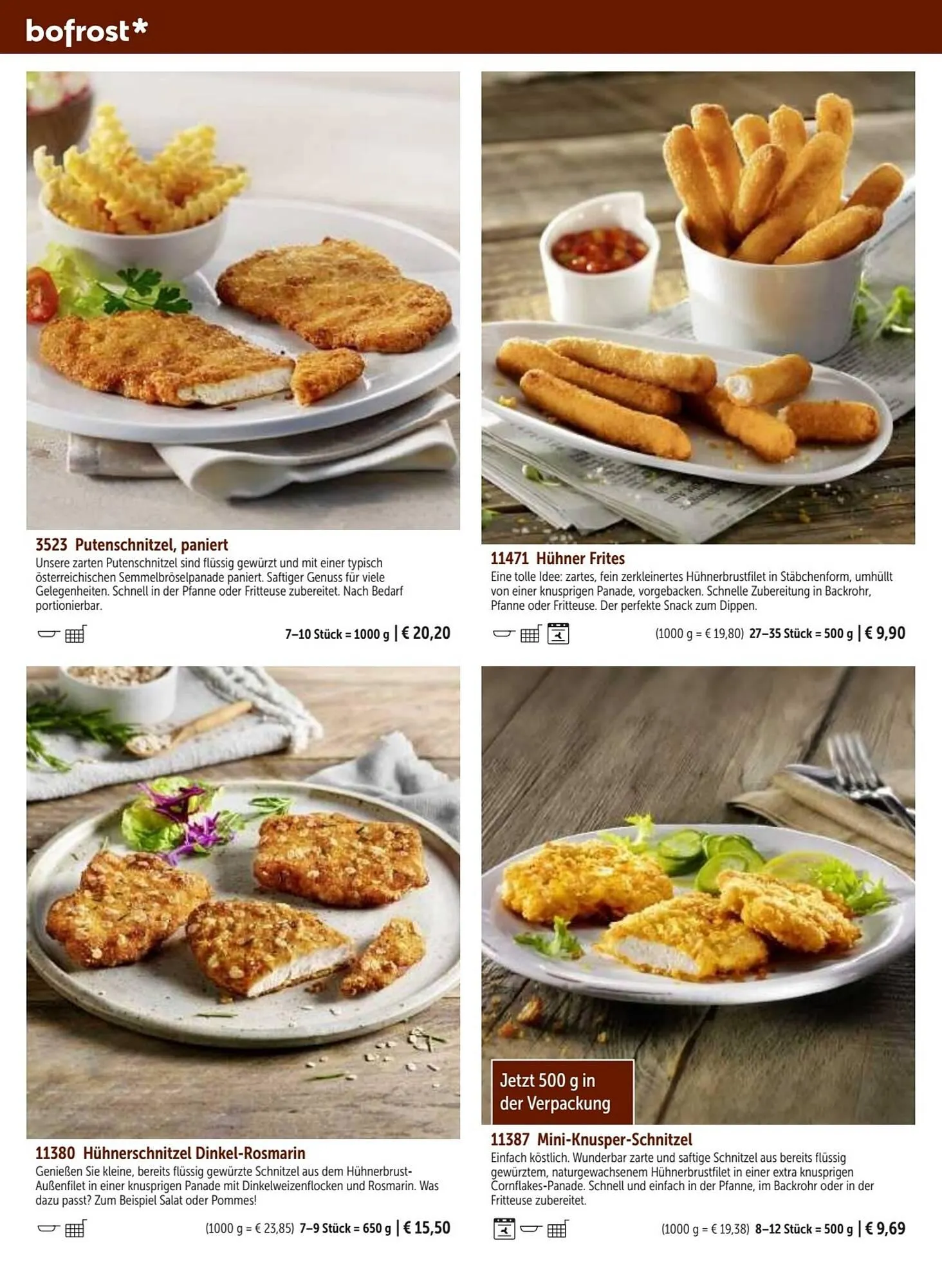 Bofrost Flugblatt von 25. September bis 29. Februar 2024 - Flugblätt seite  60