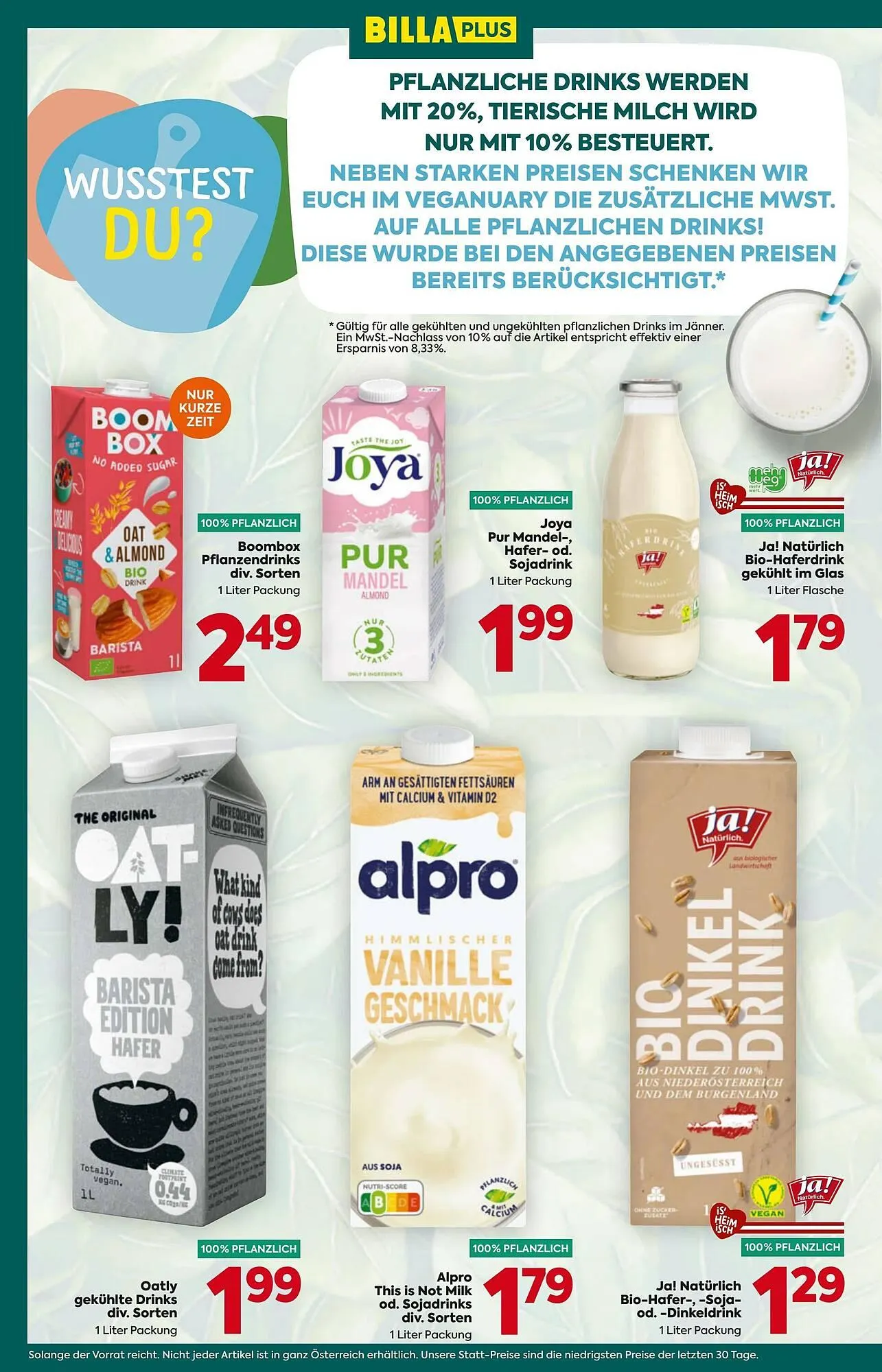 Billa Corso Flugblatt von 8. Jänner bis 14. Jänner 2026 - Flugblätt seite  8