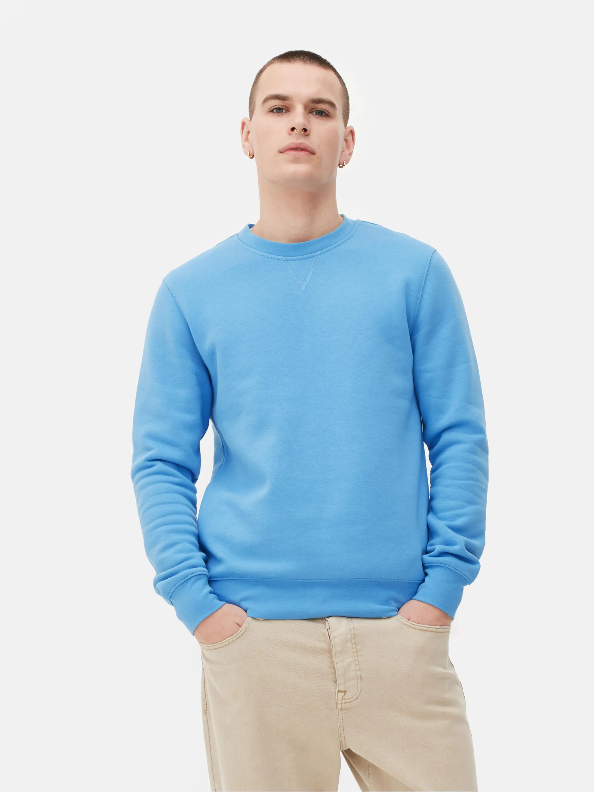 Sweatshirt mit Rundhalsausschnitt