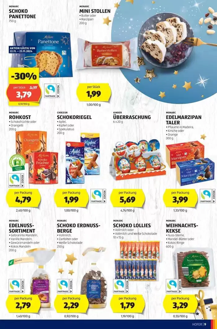 Blättern Sie online im HOFER Flugblatt von 20. November bis 4. Dezember 2024 - Flugblätt seite 11