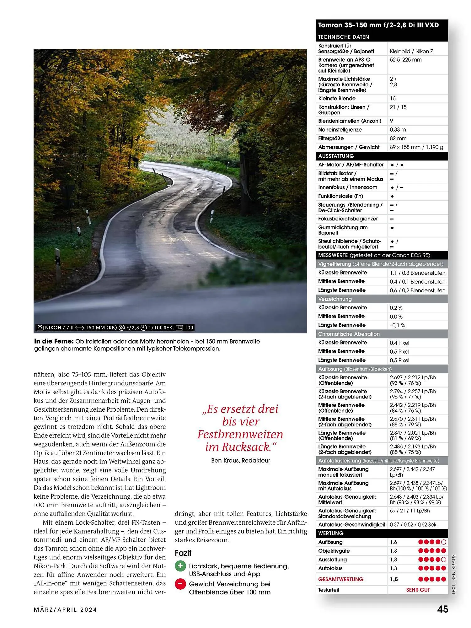 RINGFOTO Flugblatt von 1. März bis 30. April 2024 - Flugblätt seite  45