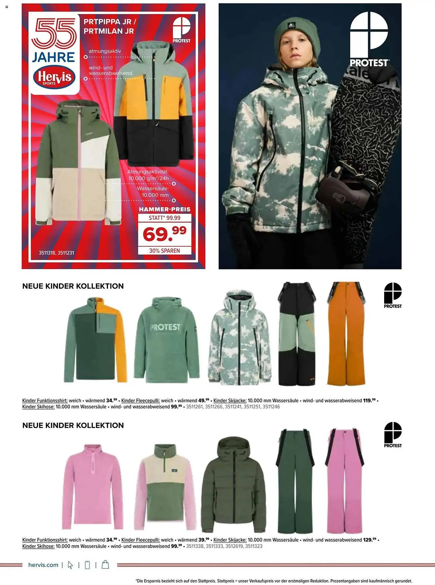 Hervis Flugblatt von 4. November bis 16. November 2025 - Flugblätt seite 6