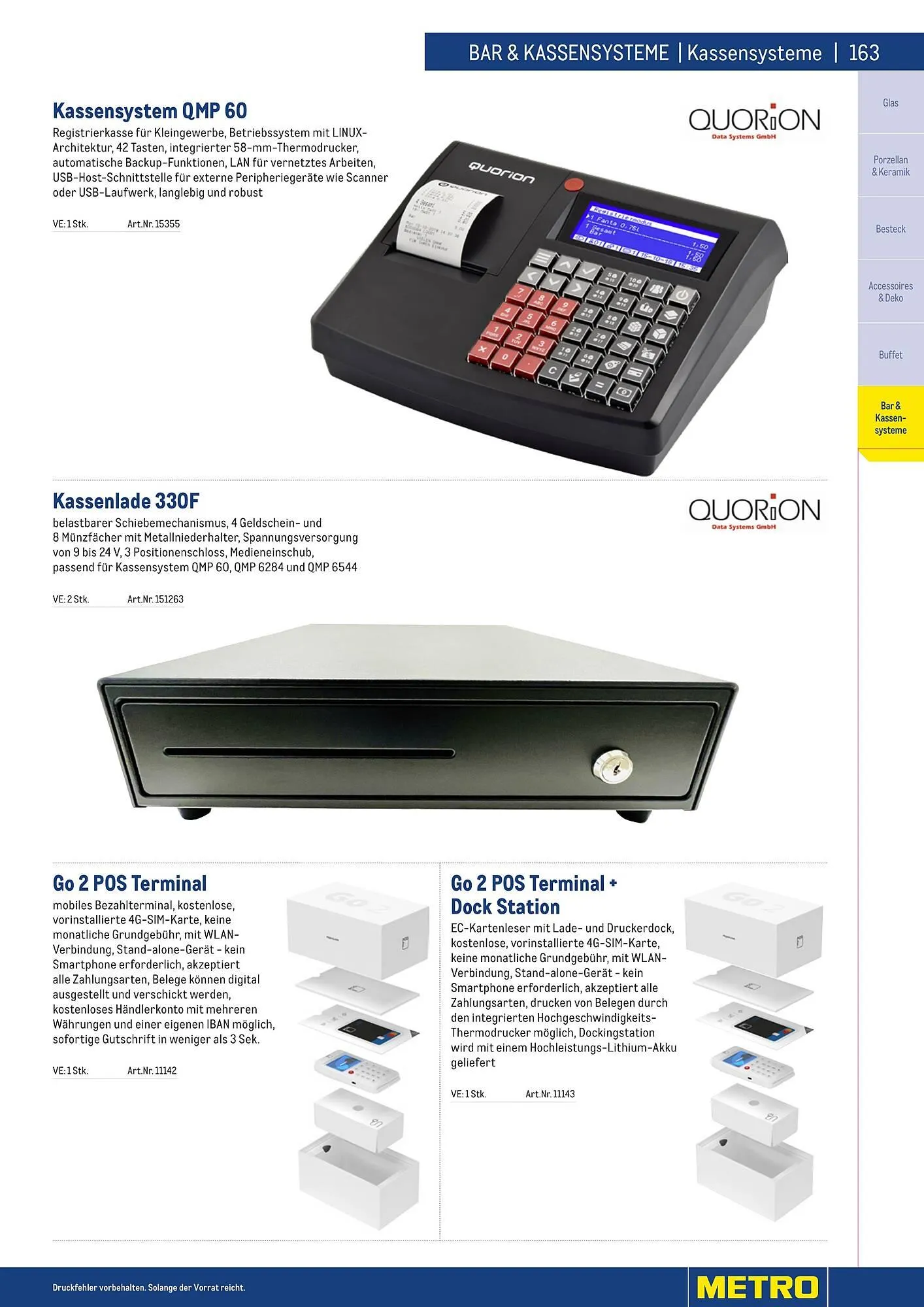 Metro Flugblatt von 25. März bis 31. Dezember 2026 - Flugblätt seite  163