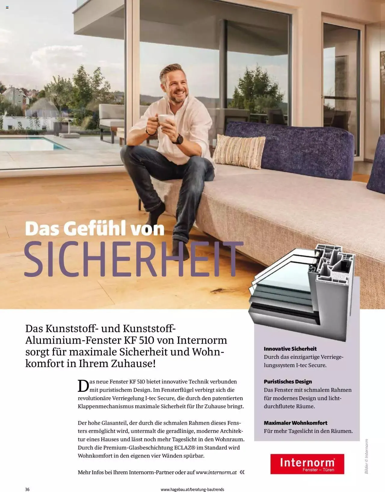 Hagebau Bautrends von 4. April bis 31. Dezember 2024 - Flugblätt seite 36