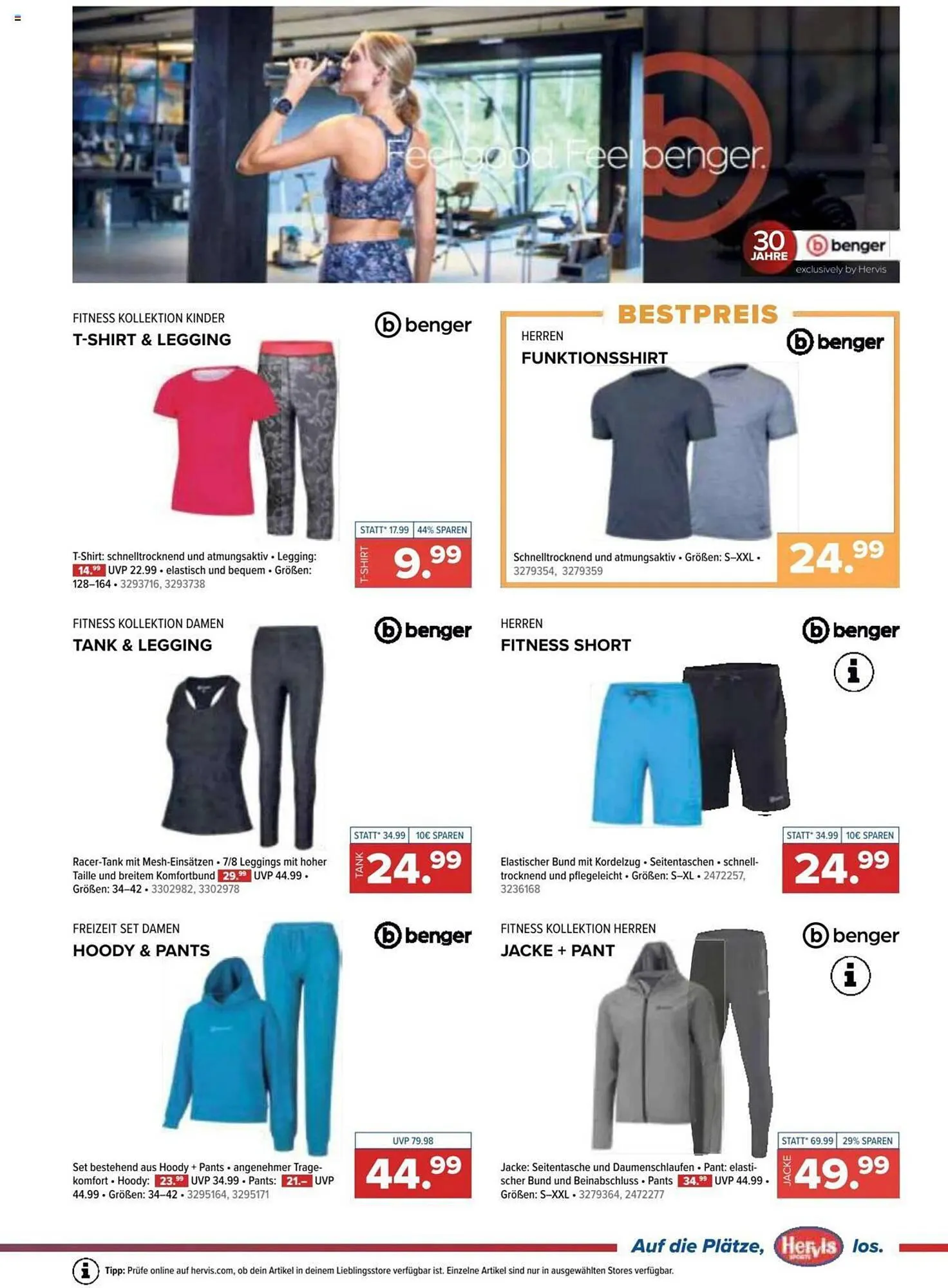 Hervis Flugblatt von 30. Oktober bis 5. November 2023 - Flugblätt seite 19