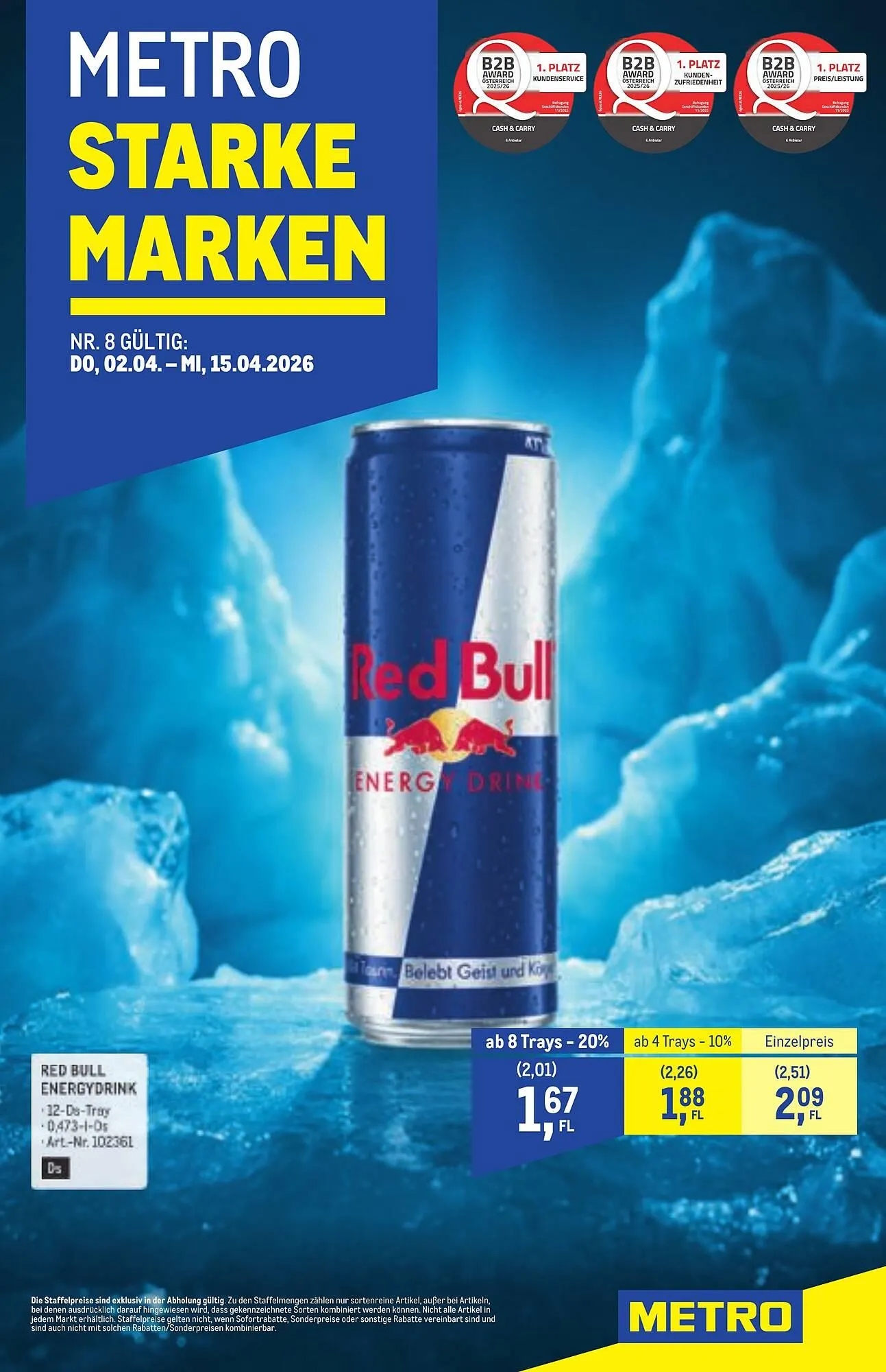 Metro Flugblatt von 2. April bis 15. April 2026 - Flugblätt seite  1